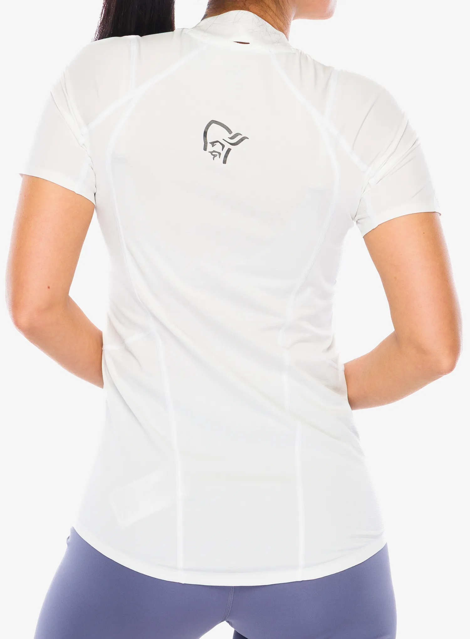 Футболка для бігу жіноча Norrona Senja Equaliser Lightweight T-Shirt - snow white