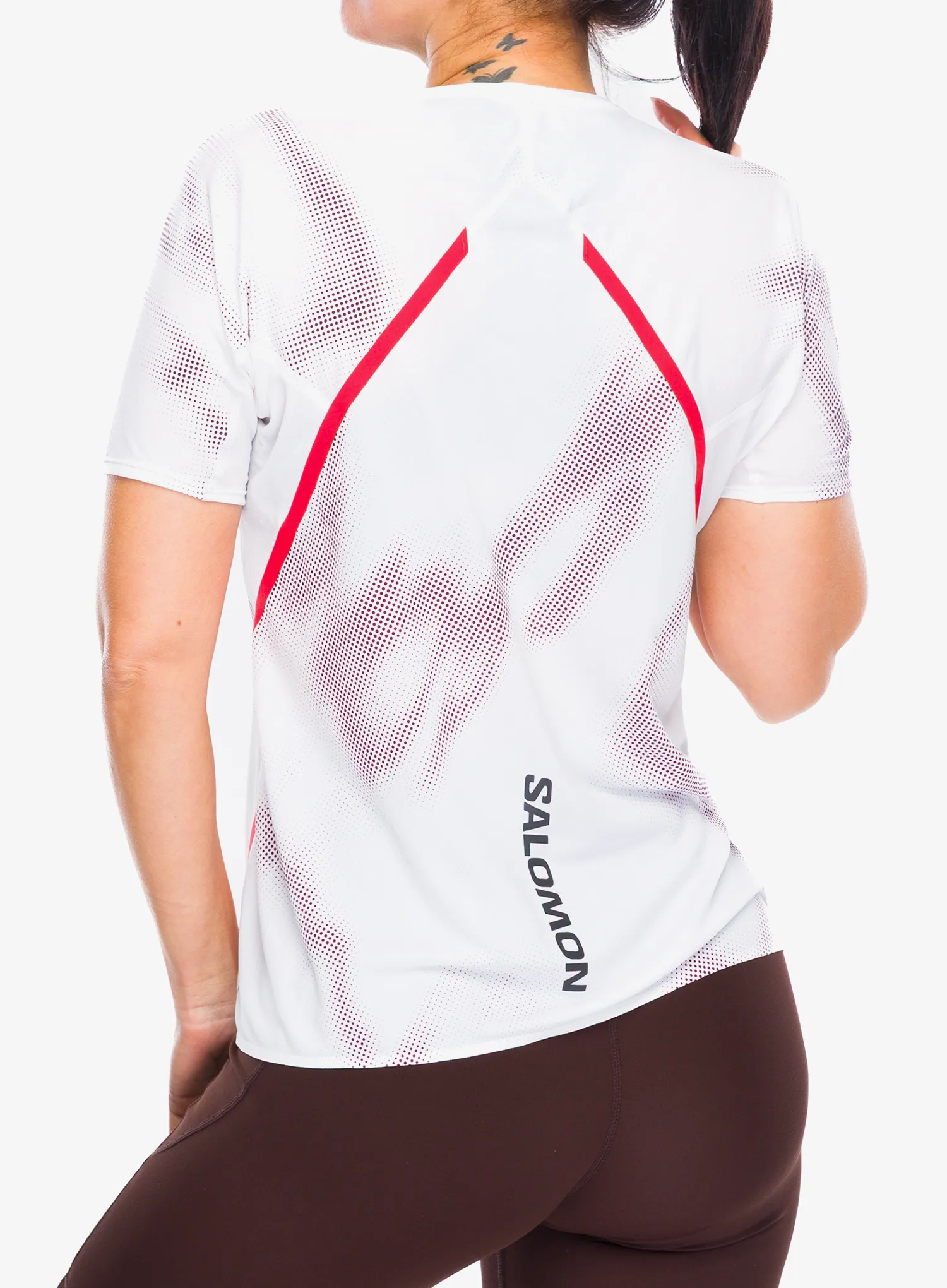 Футболка для бігу жіноча Salomon S/Lab Speed Tee - white/andorra