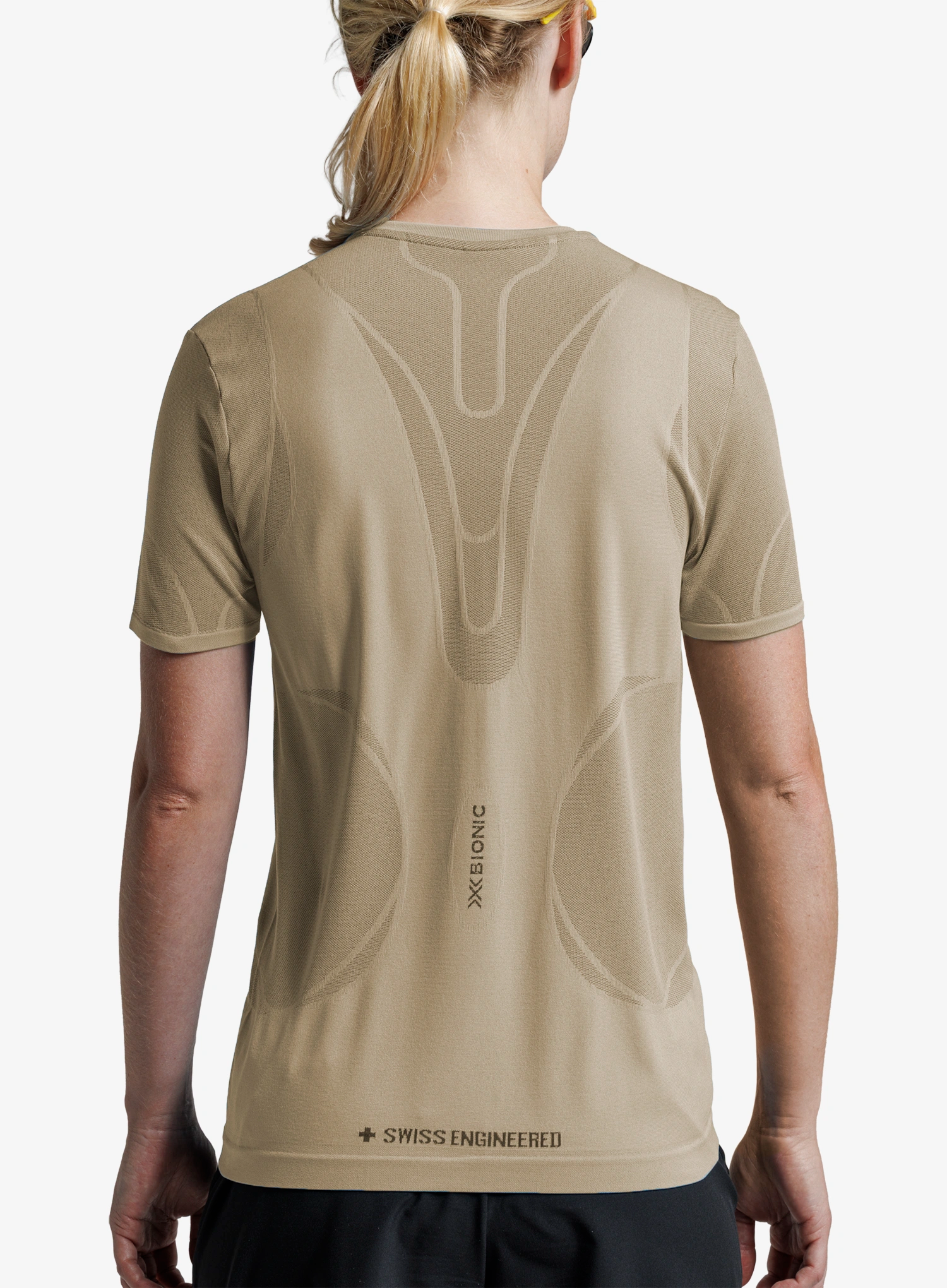Футболка для бігу жіноча X-Bionic Xceed Run Perform Shirt - sand/sand