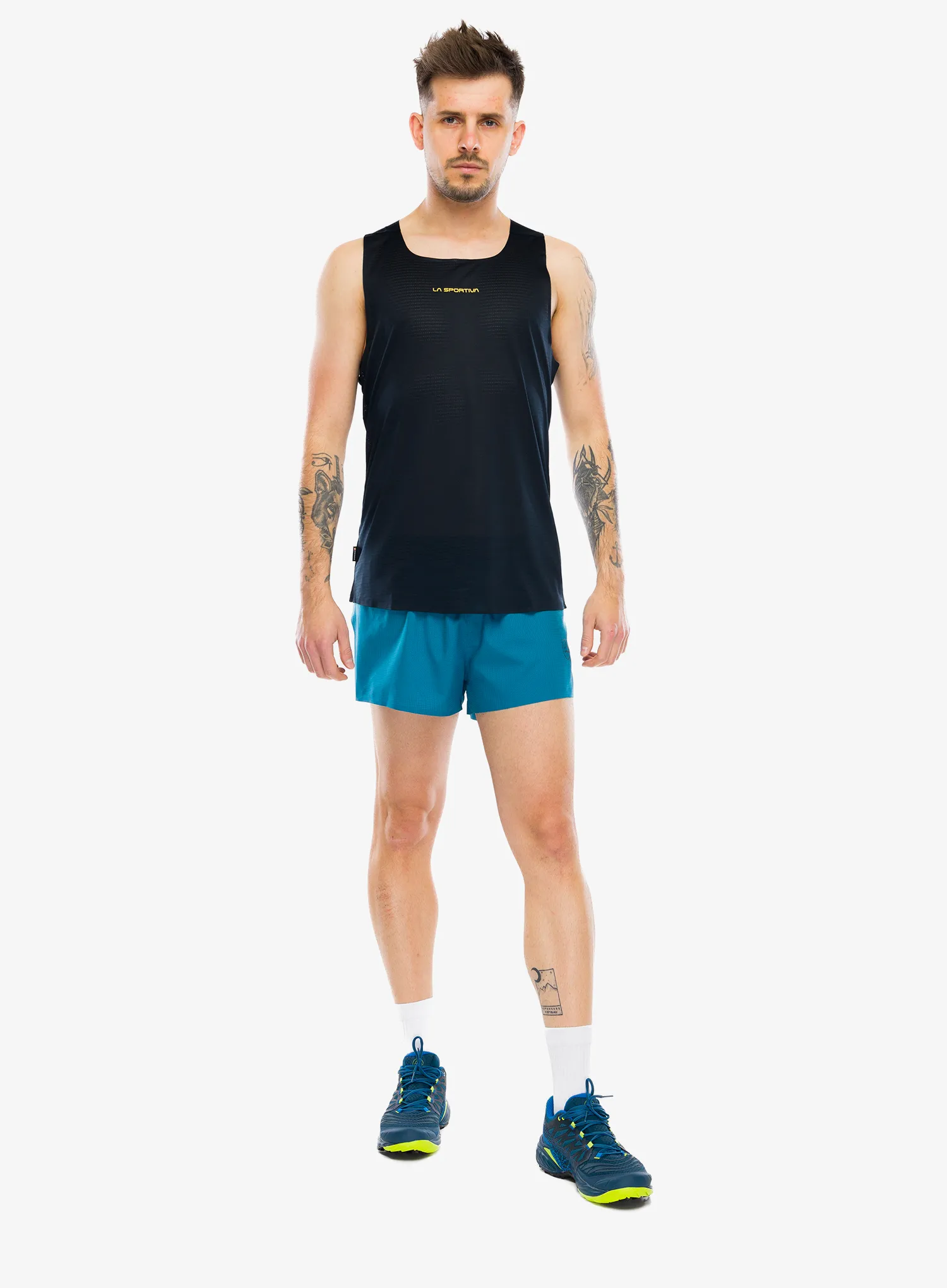 Футболка для бігу La Sportiva Pure Tank - black/yellow