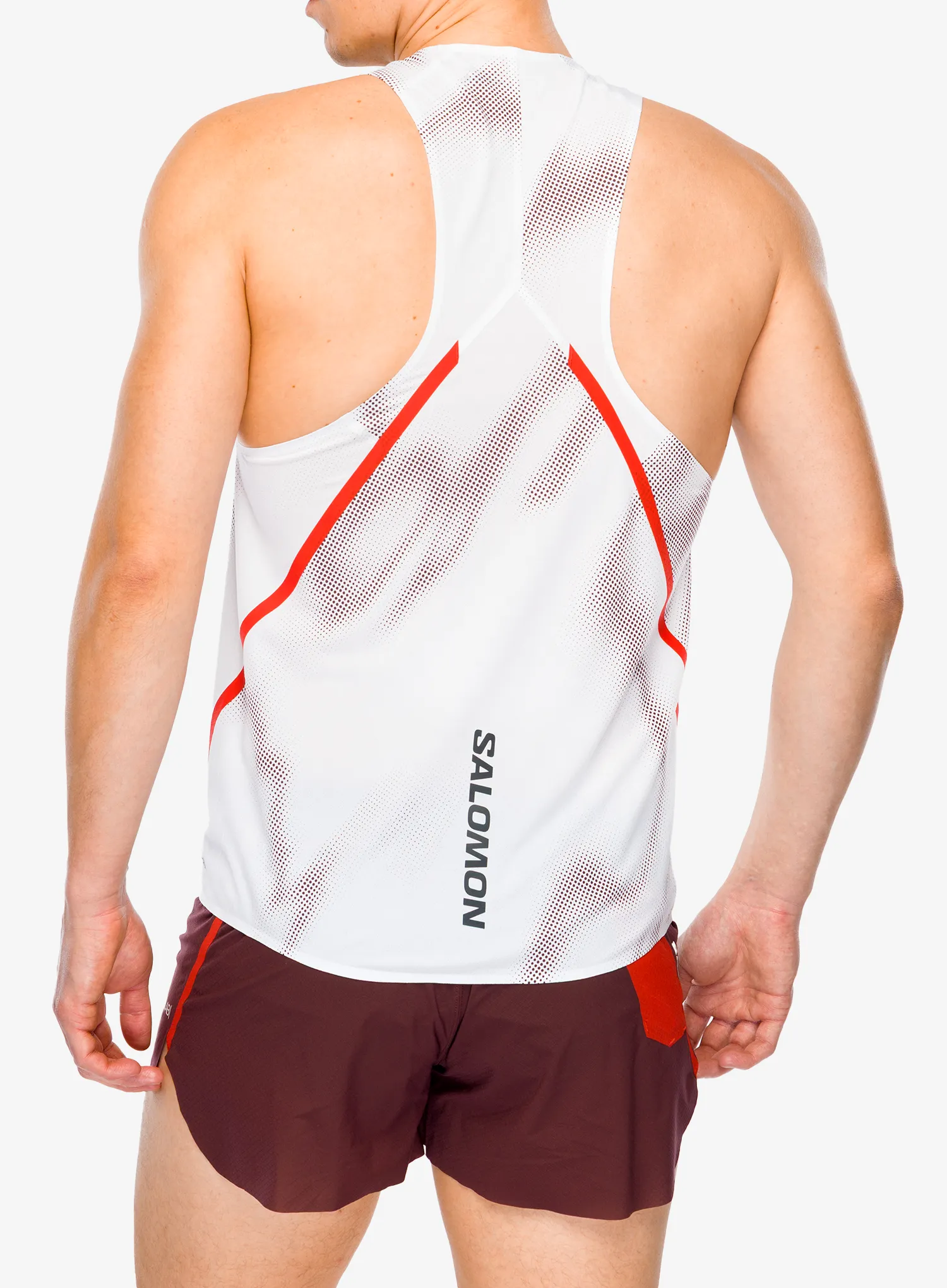 Футболка для бігу Salomon S/Lab Speed Singlet - white/and