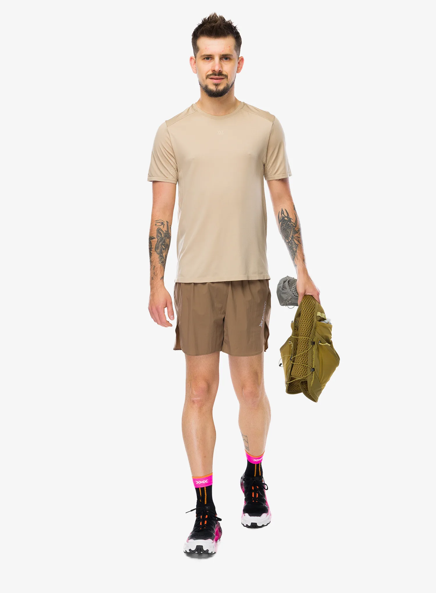 Футболка для бігу X-Bionic Xceed Run Discover Shirt - sand