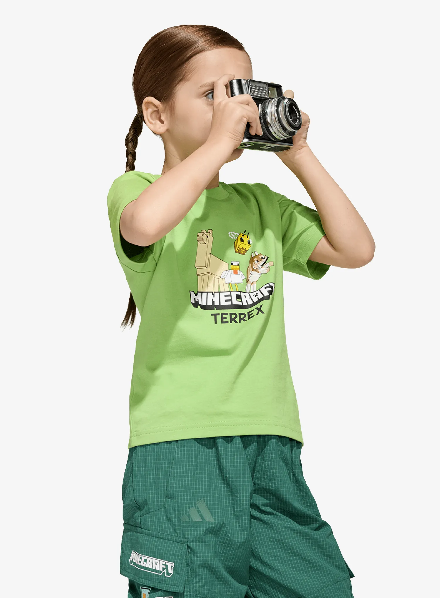 Футболка для хлопчика adidas TERREX Minecraft Tee - semi lucid lime