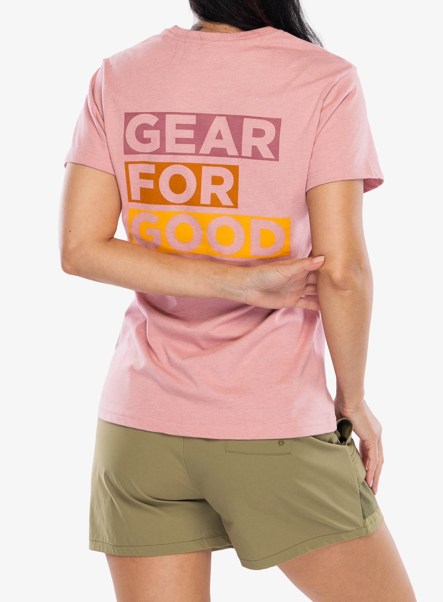 Футболка жіноча Cotopaxi Gear For Good Stripes T-Shirt - rose