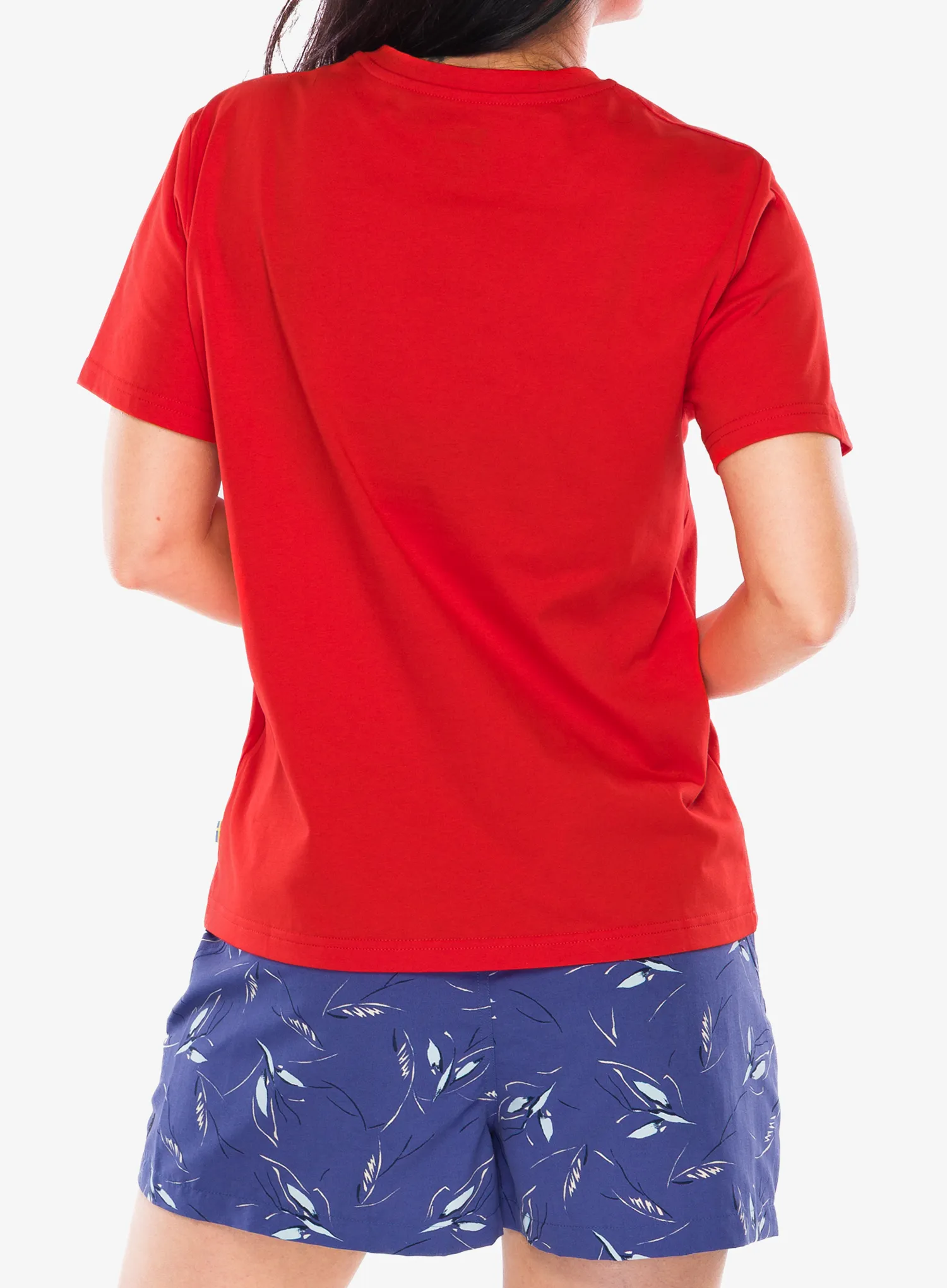 Футболка жіноча Fjallraven Fox Boxy Logo Tee - flame orange