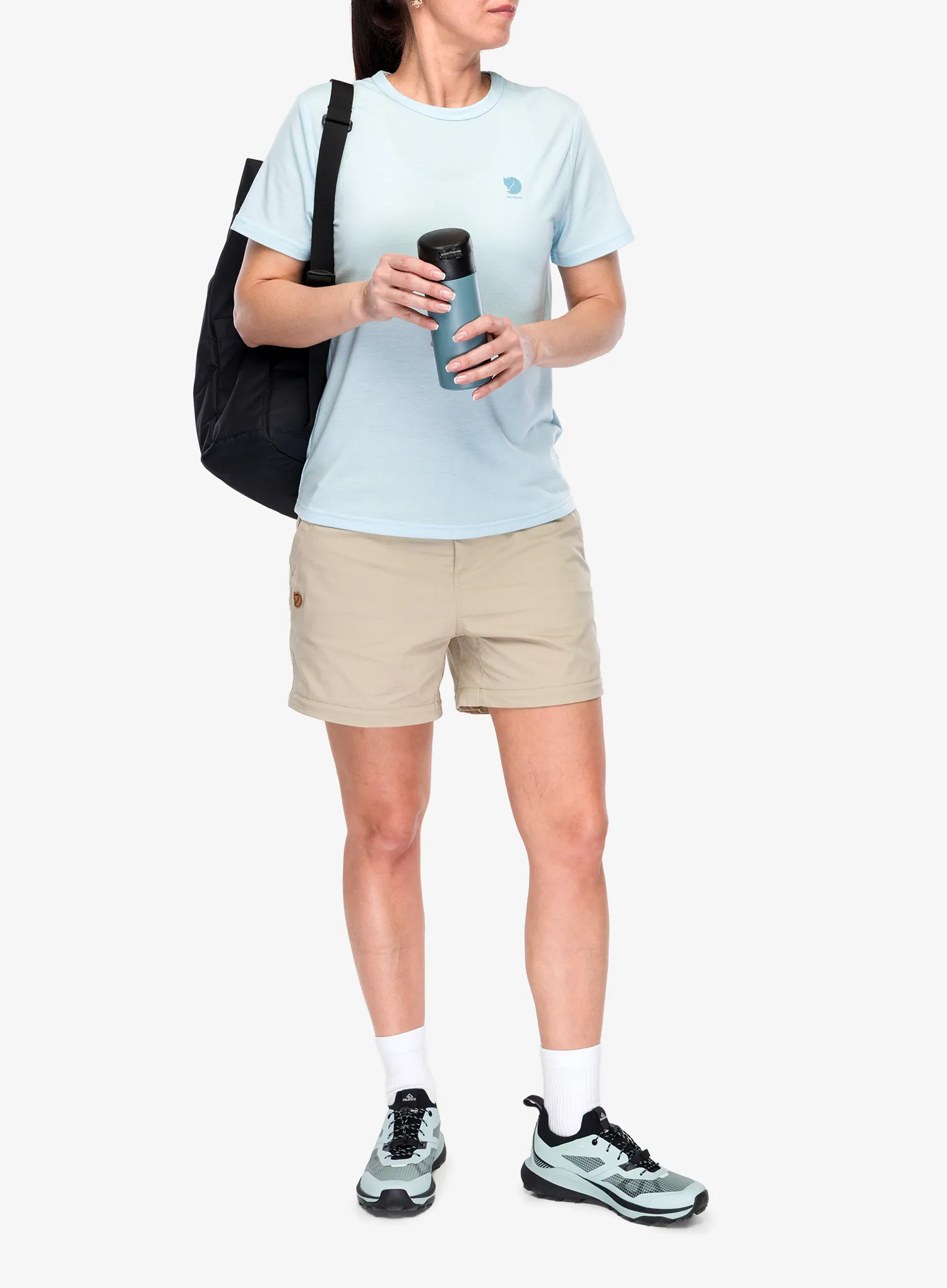 Футболка жіноча Fjallraven High Coast SS - breeze blue