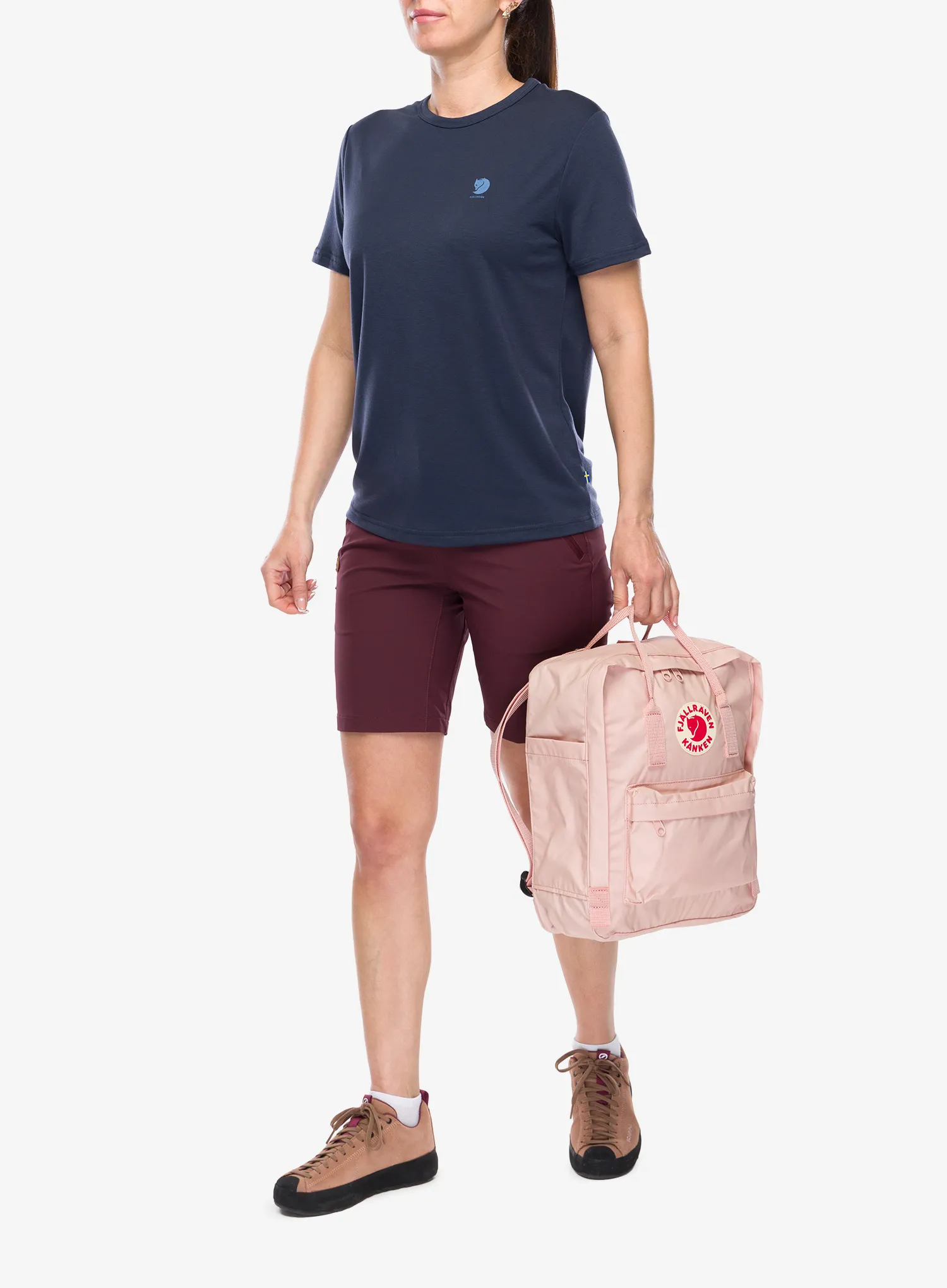 Футболка жіноча Fjallraven High Coast SS - navy