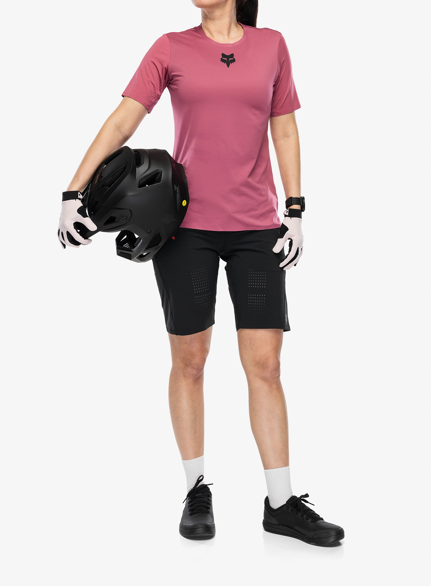 Футболка жіноча Fox Flexair SS Jersey - berry