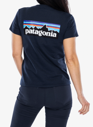 Футболка жіноча Patagonia P-6 Logo Responsibili-Tee - new navy