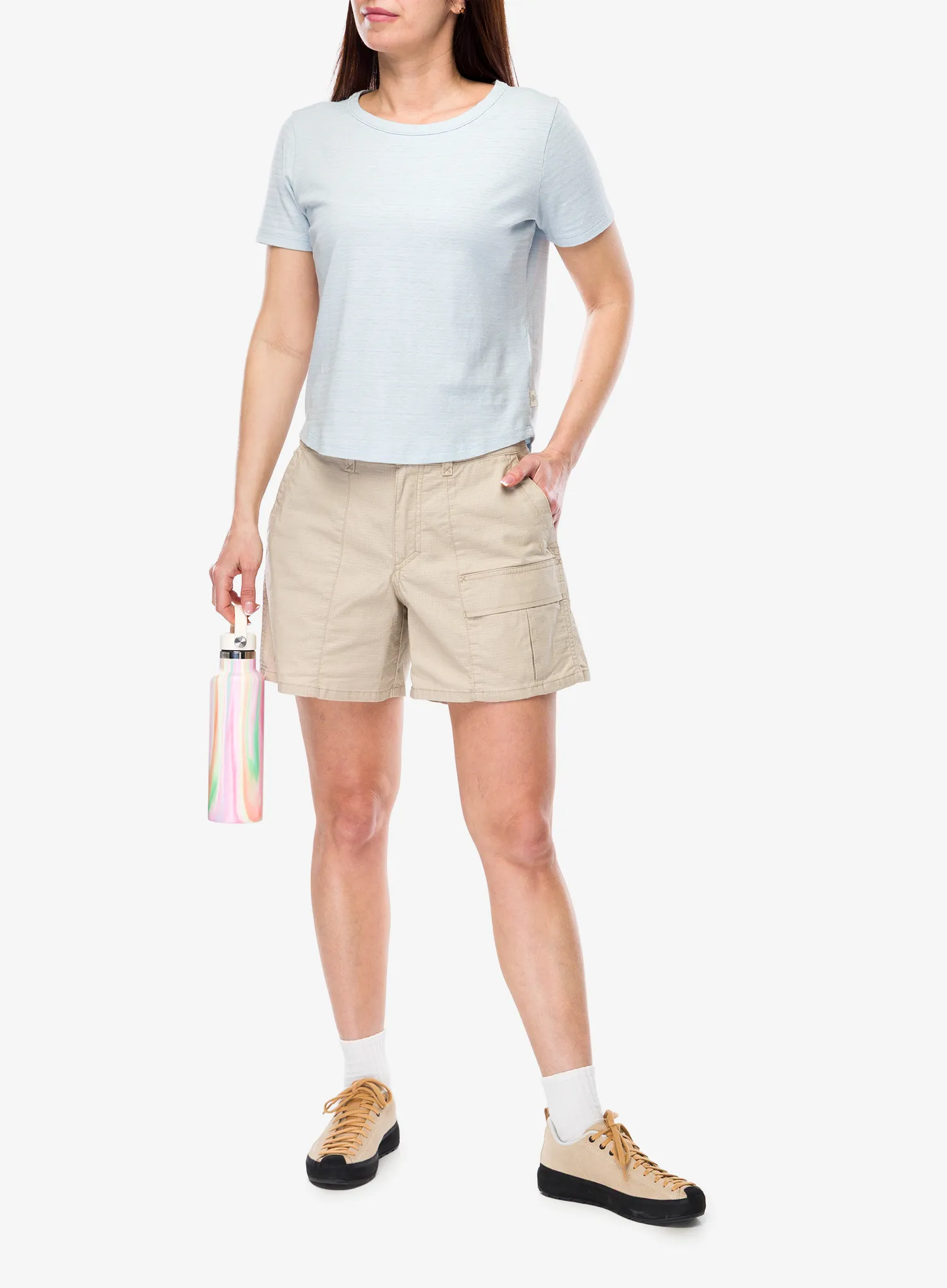 Футболка жіноча Royal Robbins Vacationer Boxy Tee - skyway str