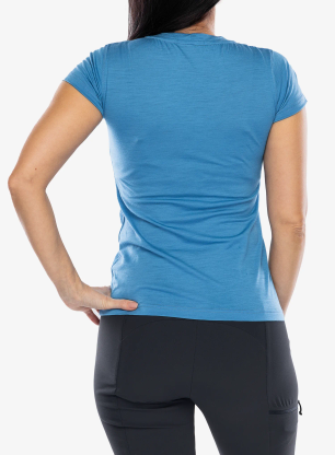 Футболка жіноча Sensor Merino Active PT Tee S/S - blue mountains