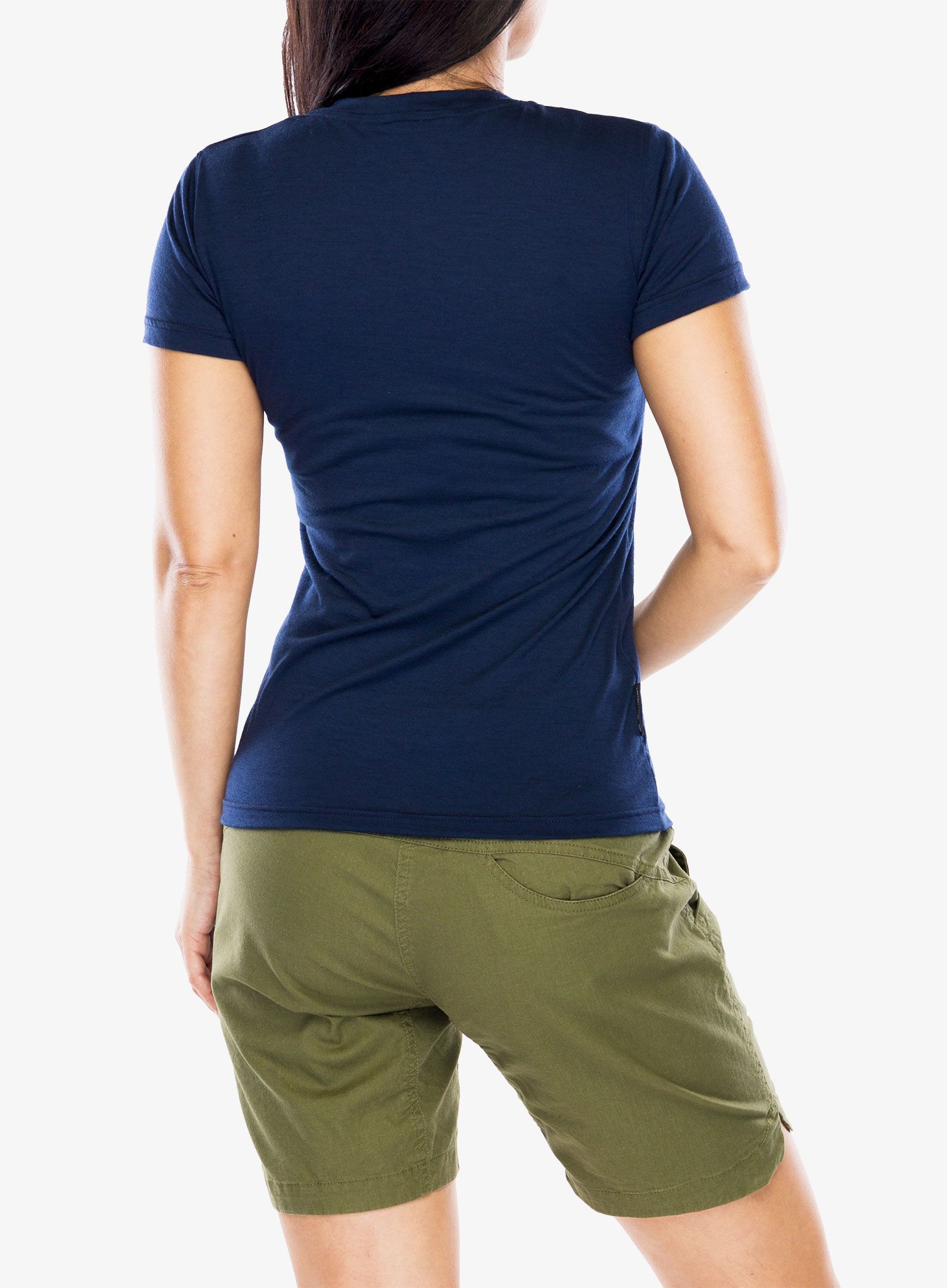 Футболка жіноча Sensor Merino Active PT Tee S/S - deep blue mountains