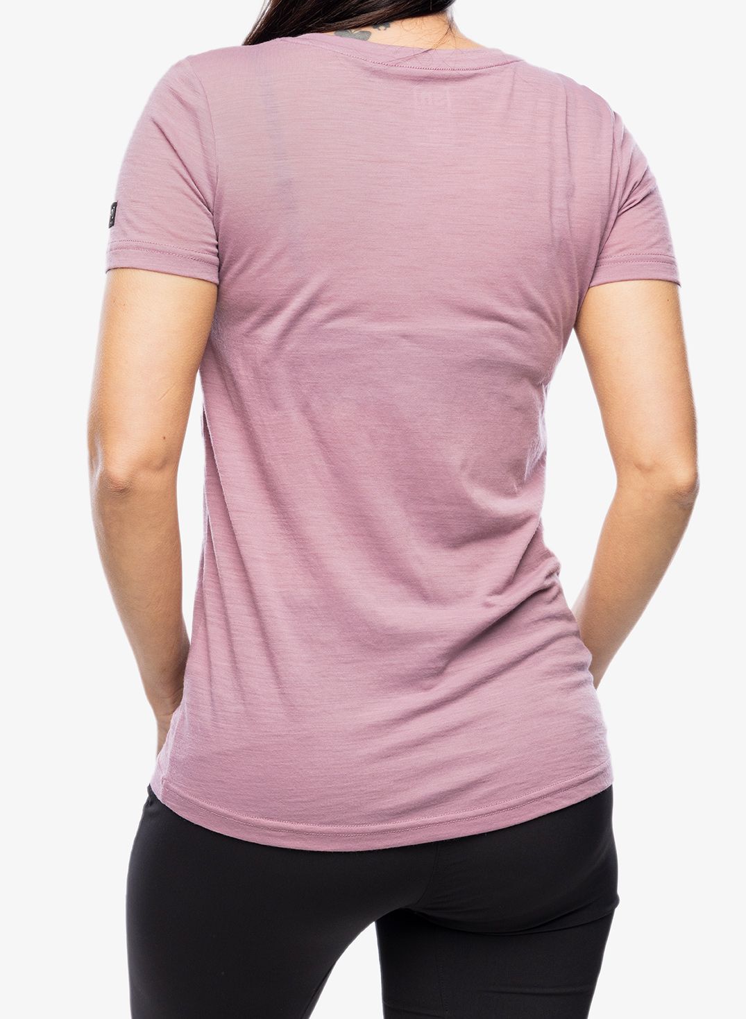Футболка жіноча Super.natural Tied By Heart Tee - orchid/feather grey/blueberry