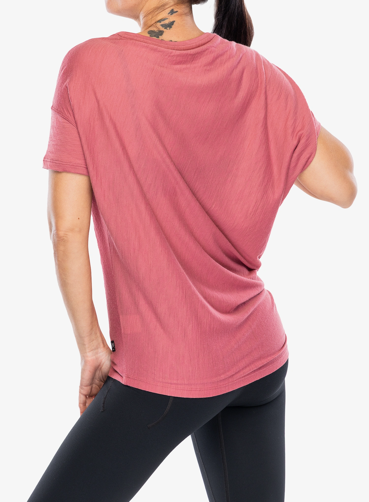Футболка жіноча Super.natural Yoga Loose Tee - mauvewood