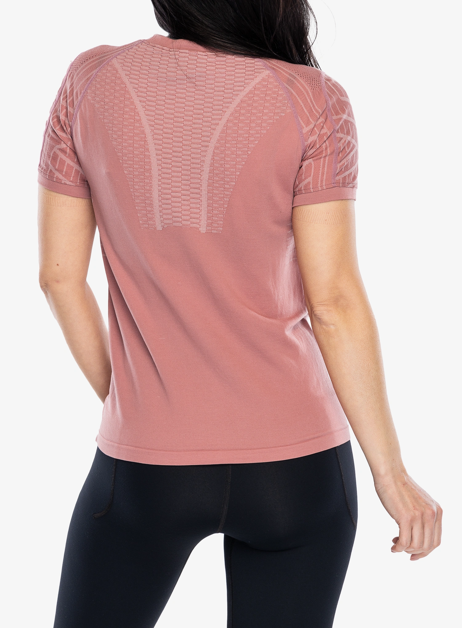 Футболка жіноча UYN  Terracross Self Layer Shirt Short Sleeves Regular Fit - ash rose