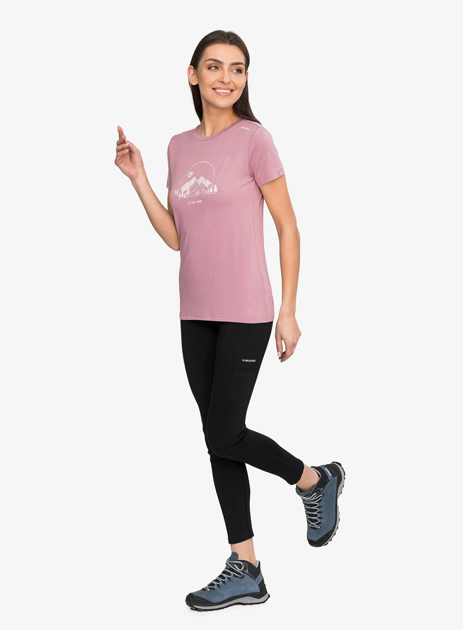Футболка жіноча Viking Lenta Bamboo Light - pink/fuchsia