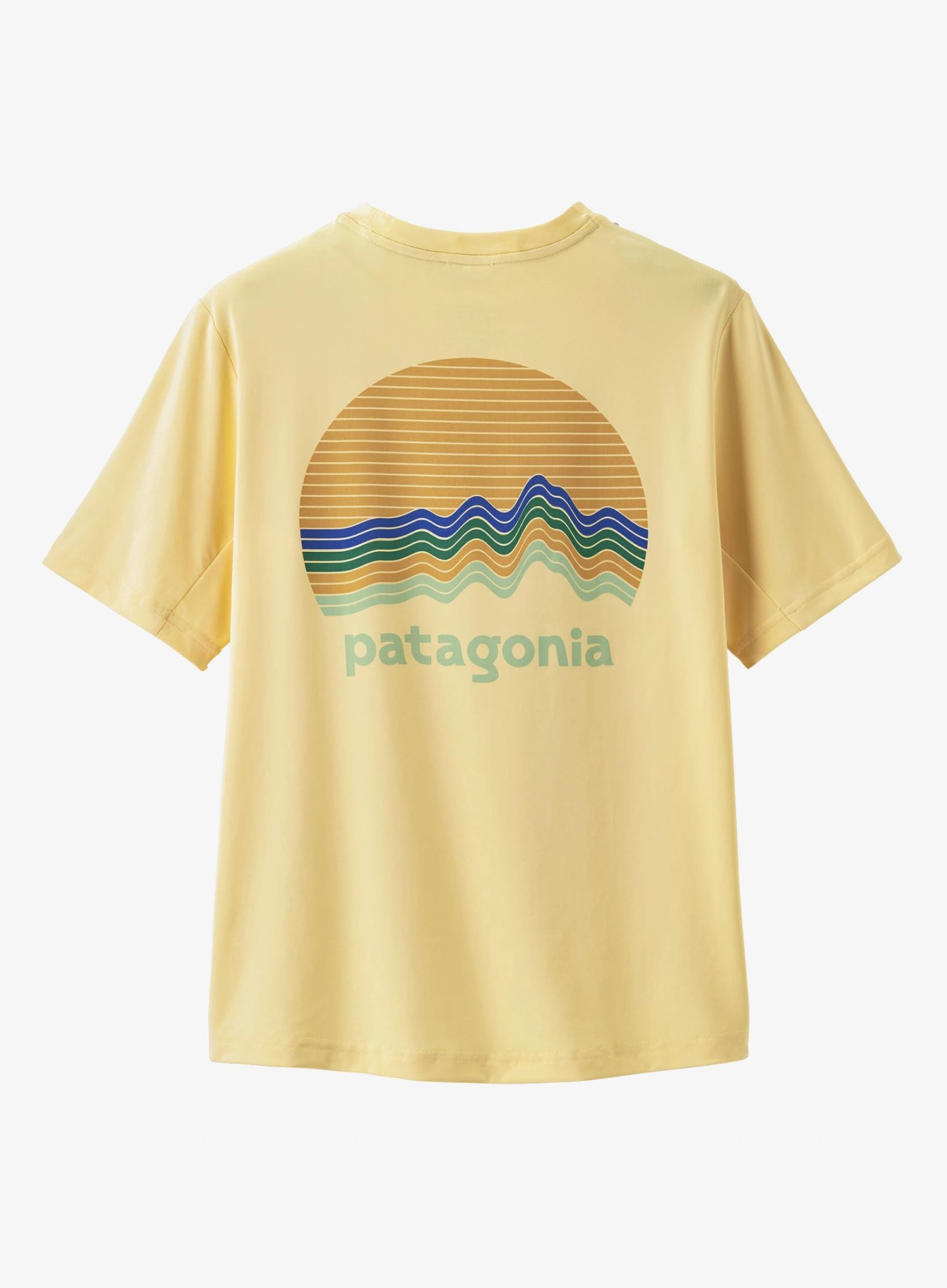 Футболка для дітей Patagonia Cap SW T-Shirt - ridge rise moon/buttercup