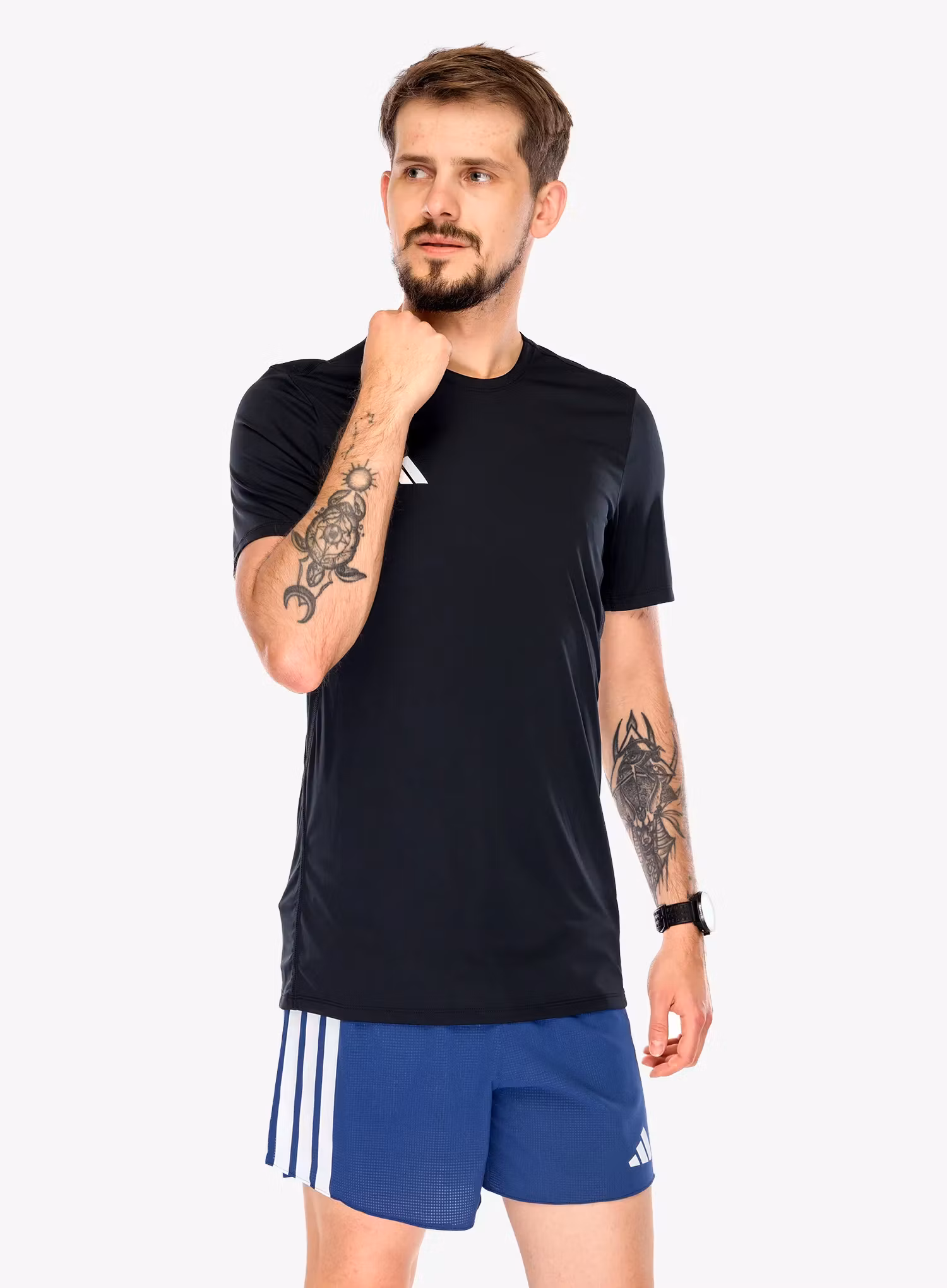 Футболка для бігу adidas Adizero Essentials Running Tee - black