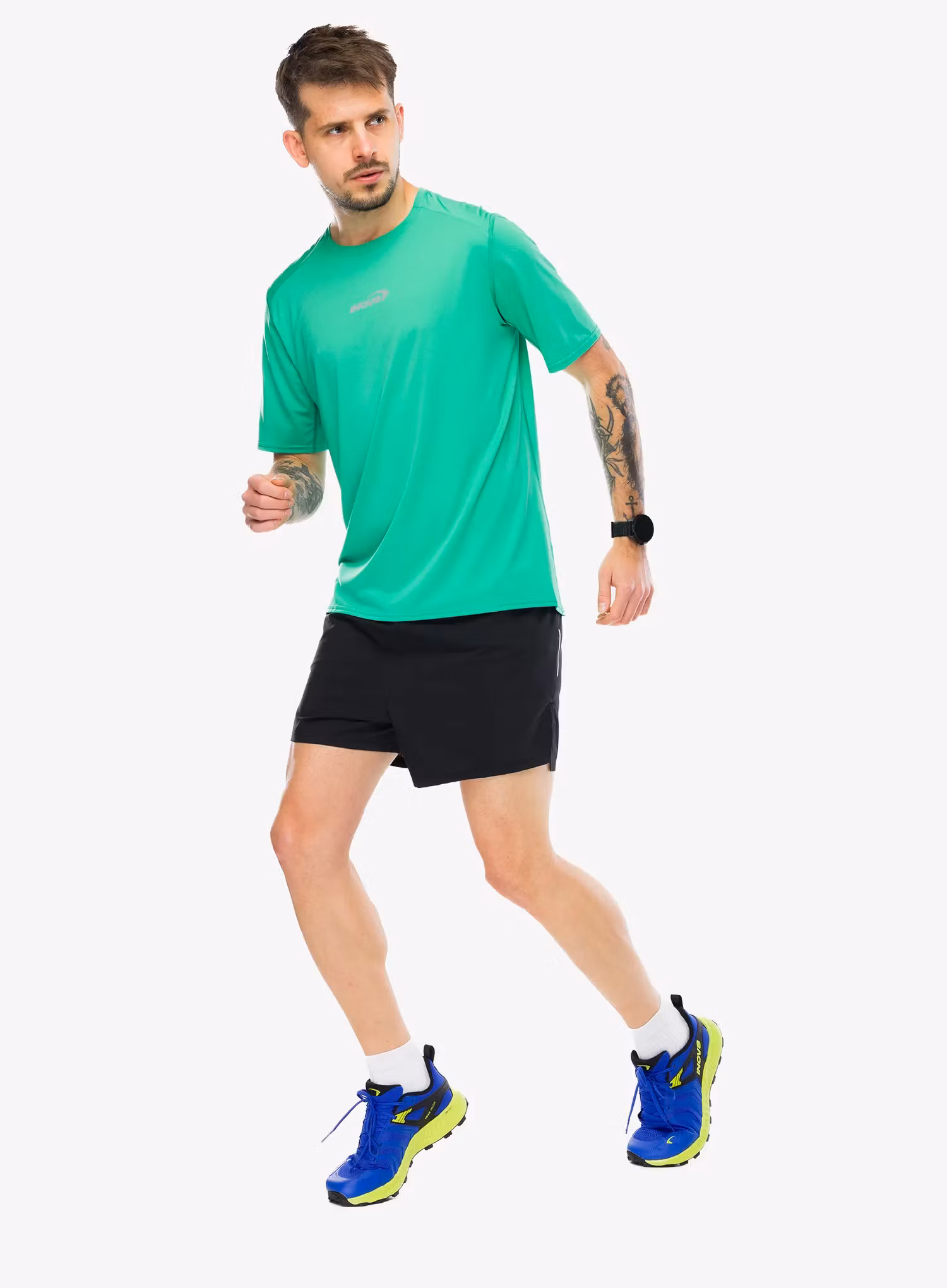 Футболка для бігу Inov-8 Airlite Short Sleeve T-Shirt - green