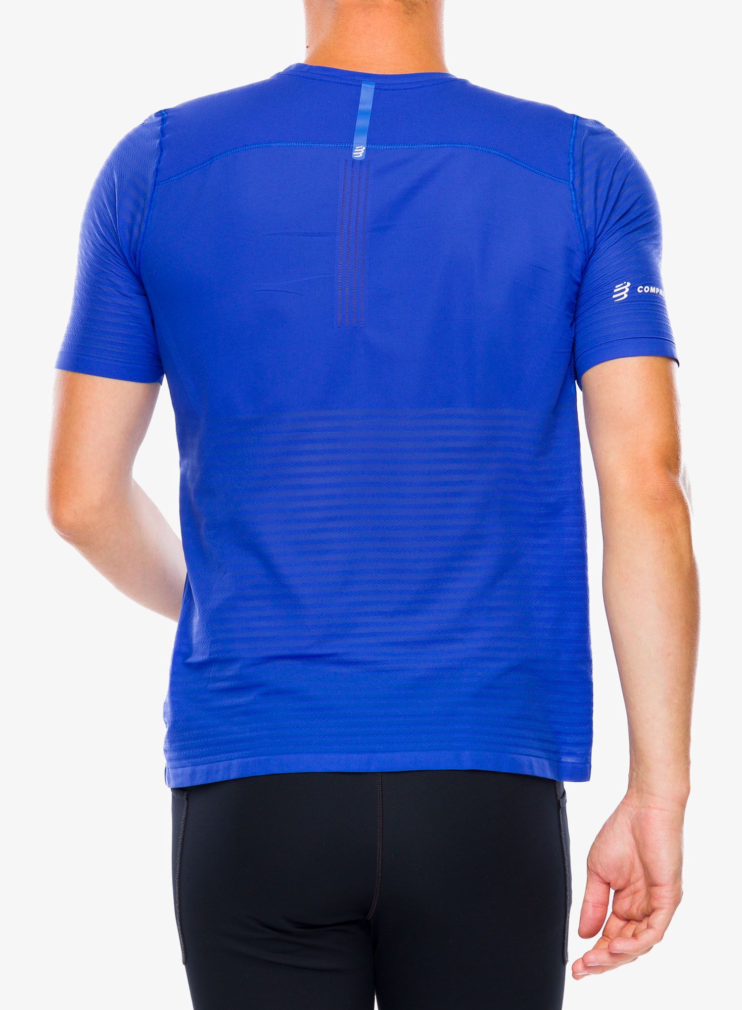 Футболка для бігу Compressport Pro Racing S/S Tshirt M - dazz blue