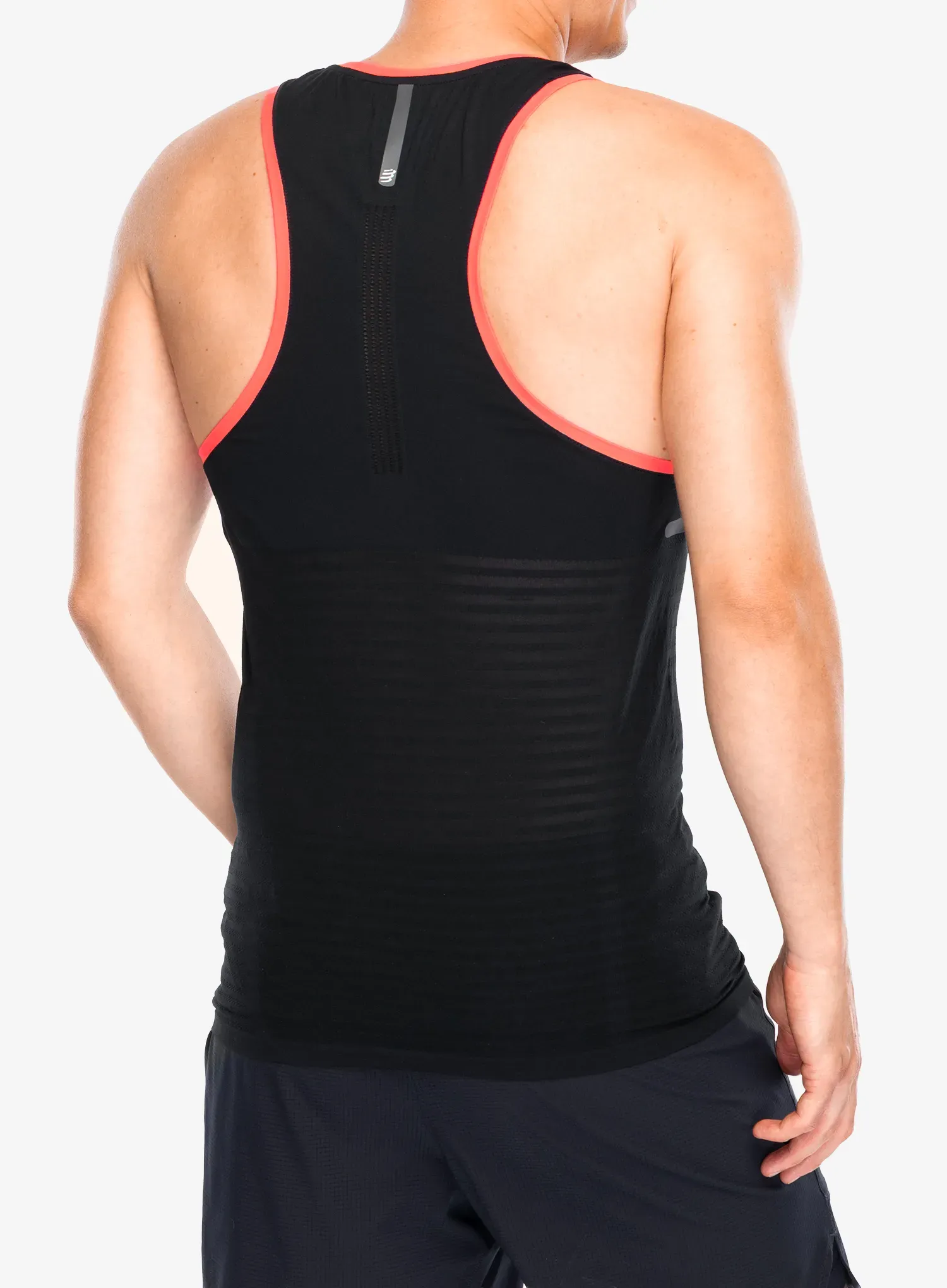 Футболка для бігу Compressport Pro Racing Singlet - black