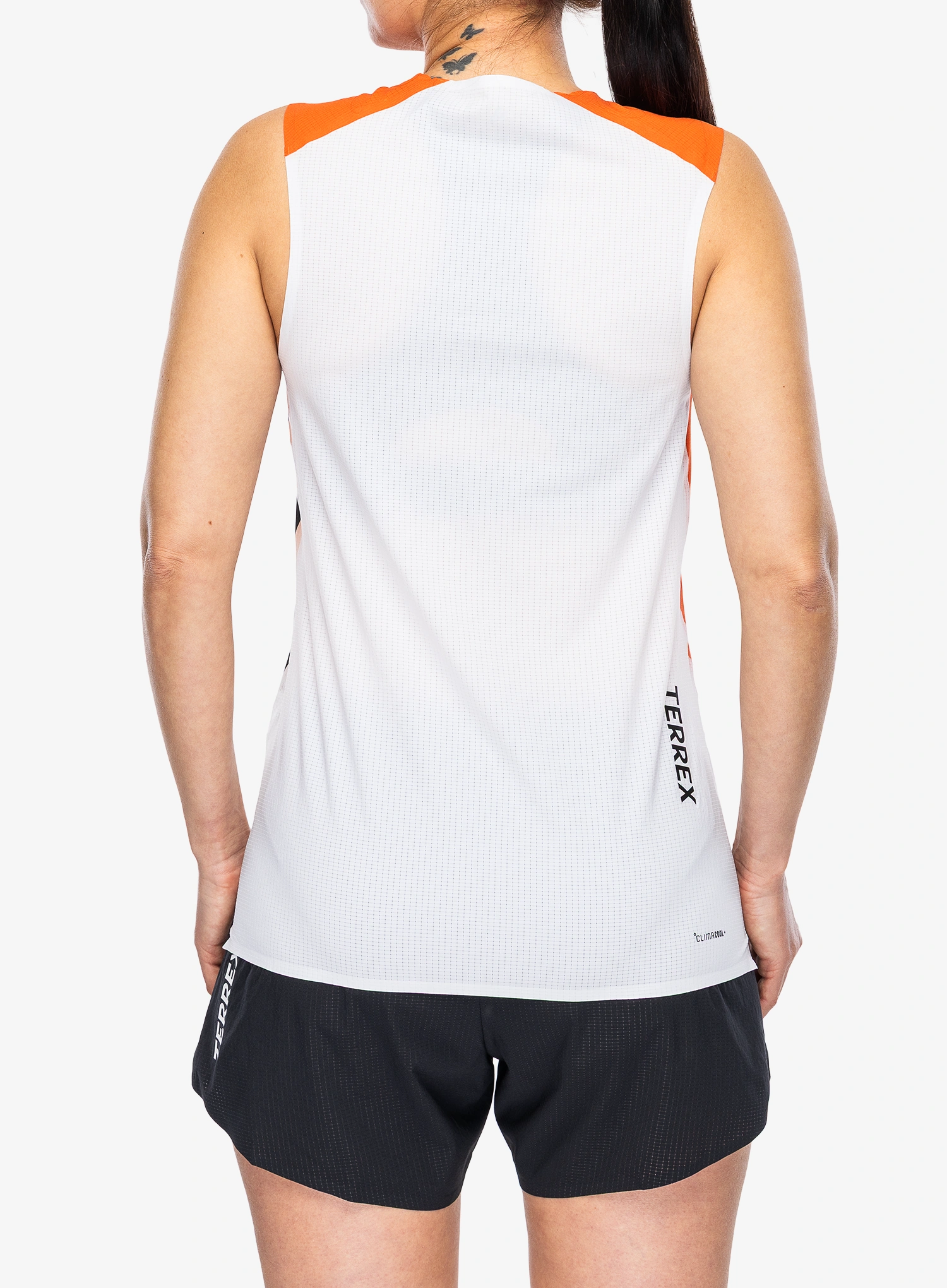 Футболка для бігу жіноча adidas TERREX Xperior Pro Tank - white/semi impact orange