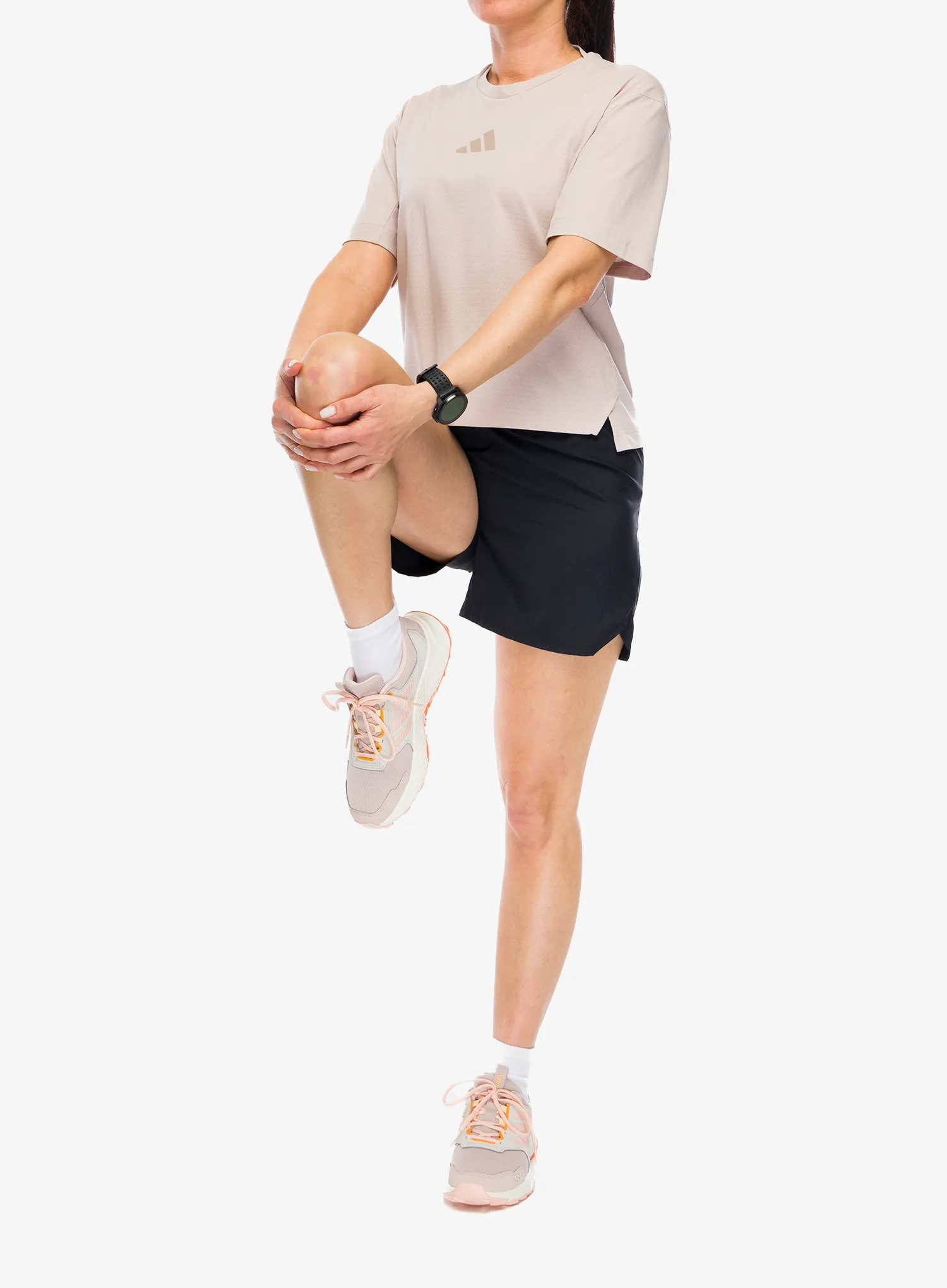 Футболка для бігу жіноча adidas TERREX Xploric CLIMACOOL+ Trail T-shirt - wonder taupe