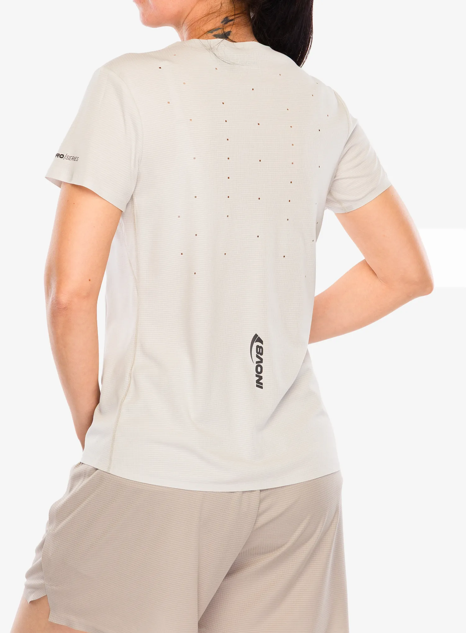 Футболка для бігу жіноча Inov-8 Airlite Pro Short Sleeve T-Shirt - neutral/neutral