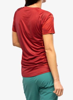 Футболка для бігу жіноча La Sportiva Pacer T-Shirt - velvet/cherry tomato