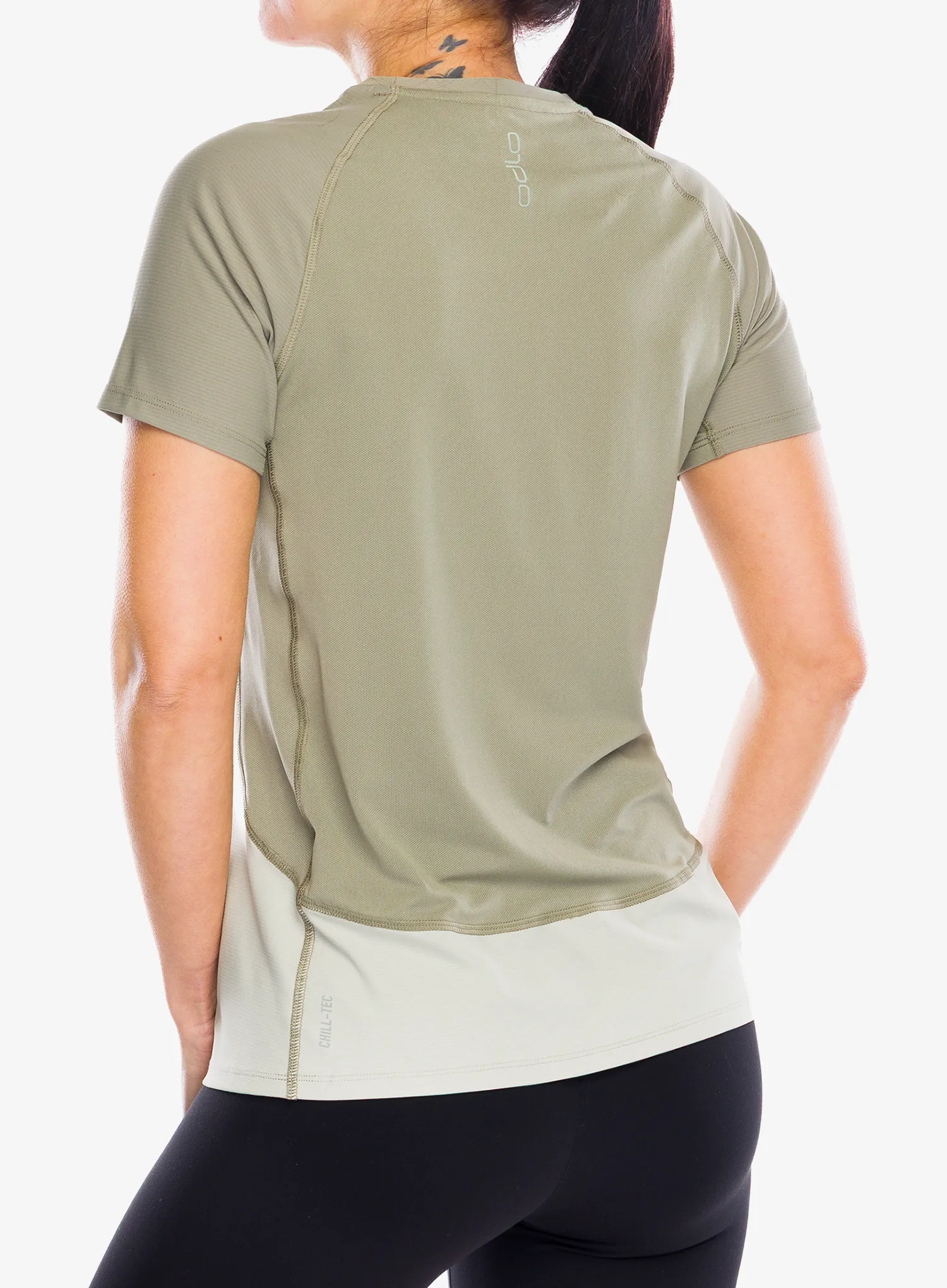 Футболка для бігу жіноча Odlo X-Alp Trail T-Shirt Crew Neck S/S - agate gray/vetiver
