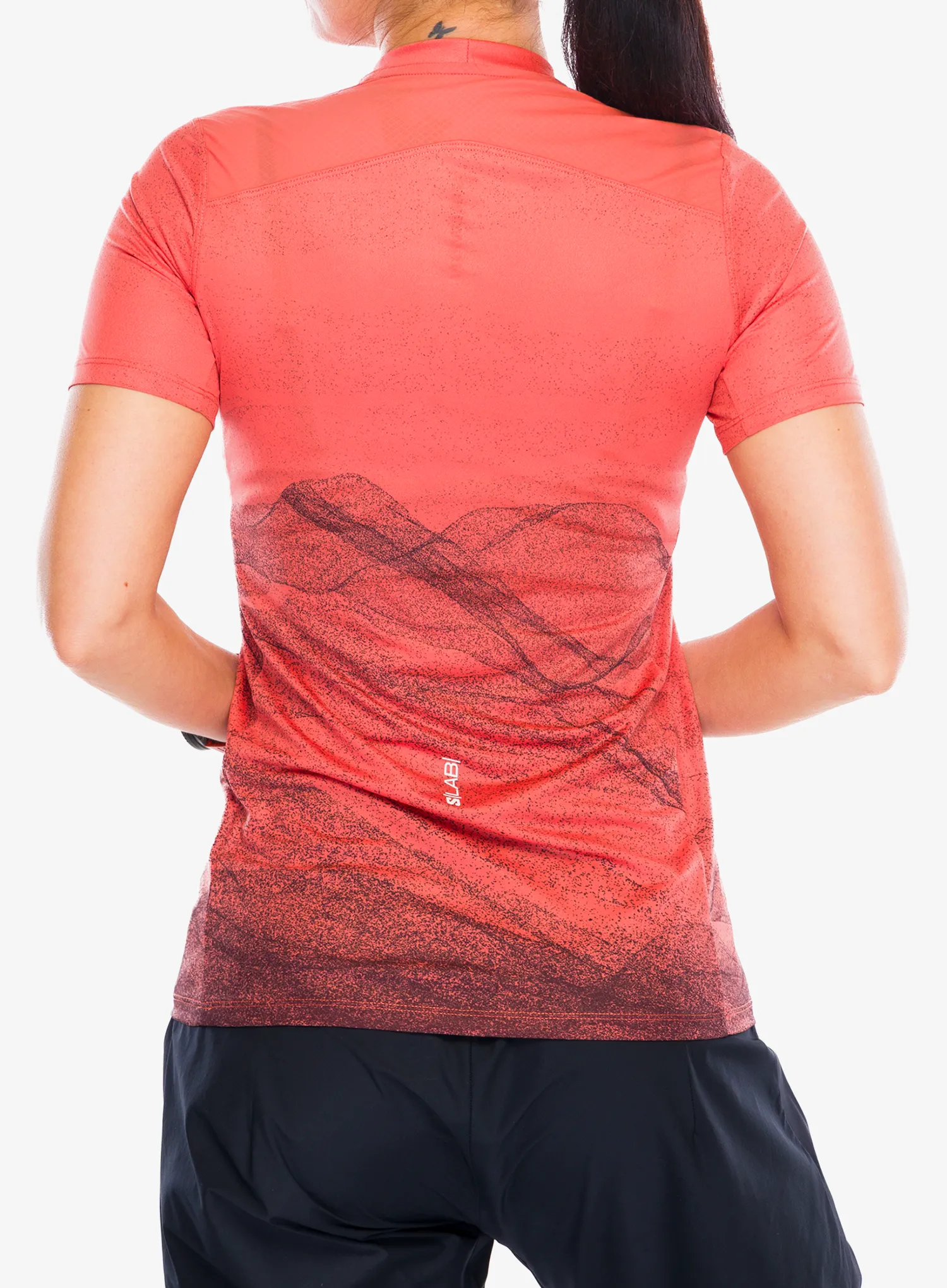 Футболка для бігу жіноча Salomon S/Lab Ultra Tee - aop burnt siege