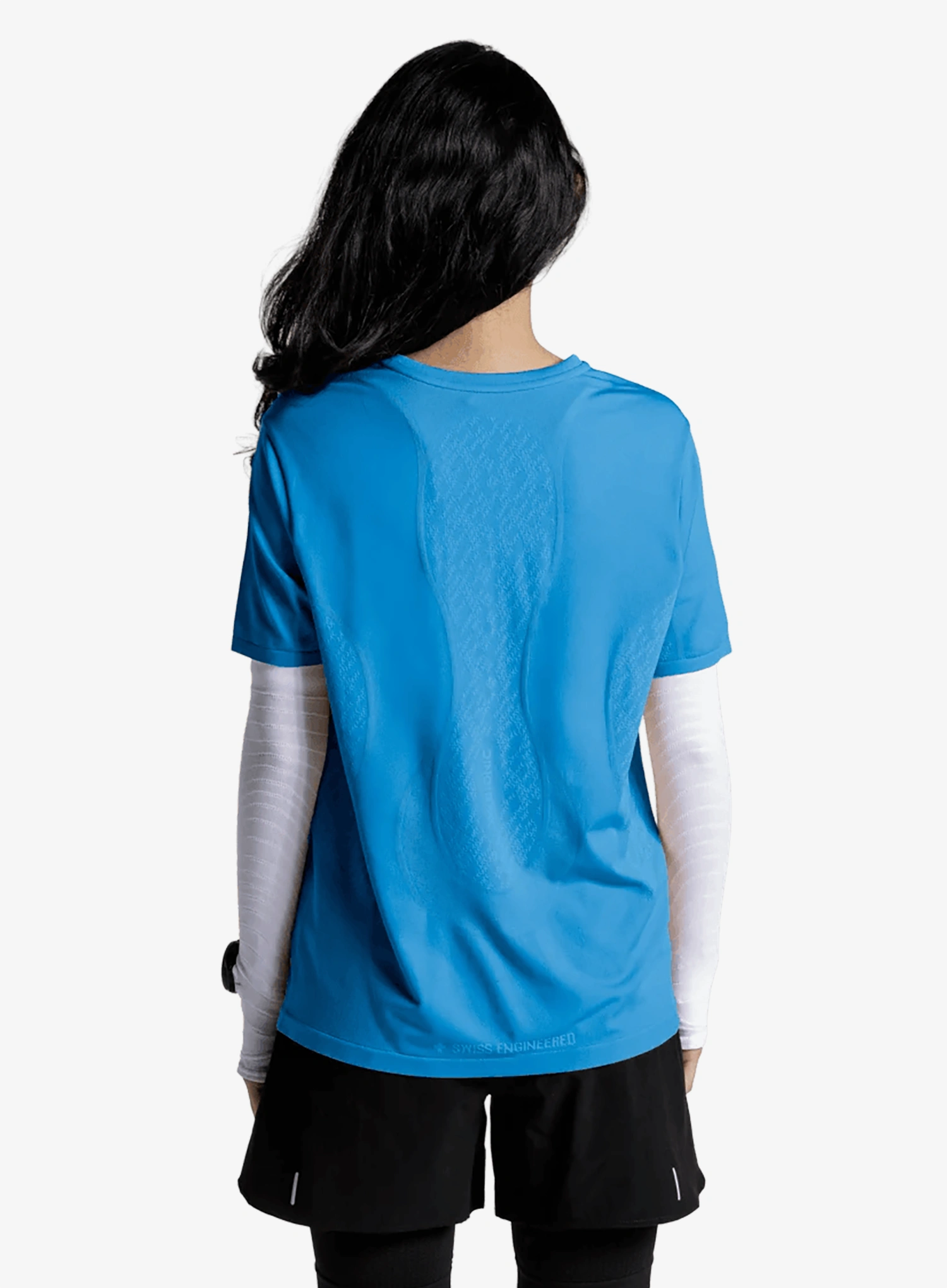 Футболка для бігу жіноча X-Bionic Xceed Run Discover Shirt - eternal ice/ice