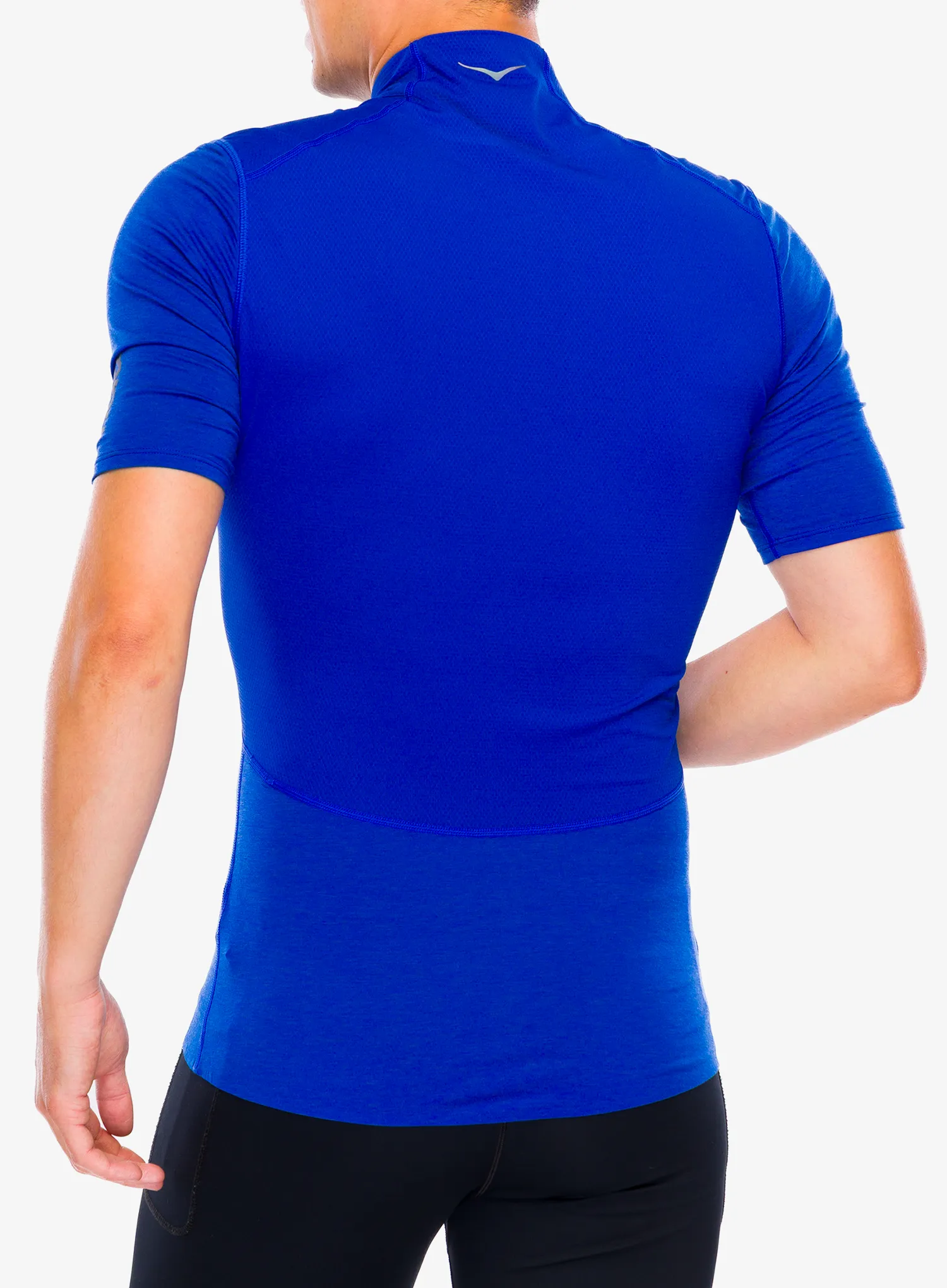 Футболка для бігу Hoka SkyBreeze Short Sleeve Zip - ultramarine