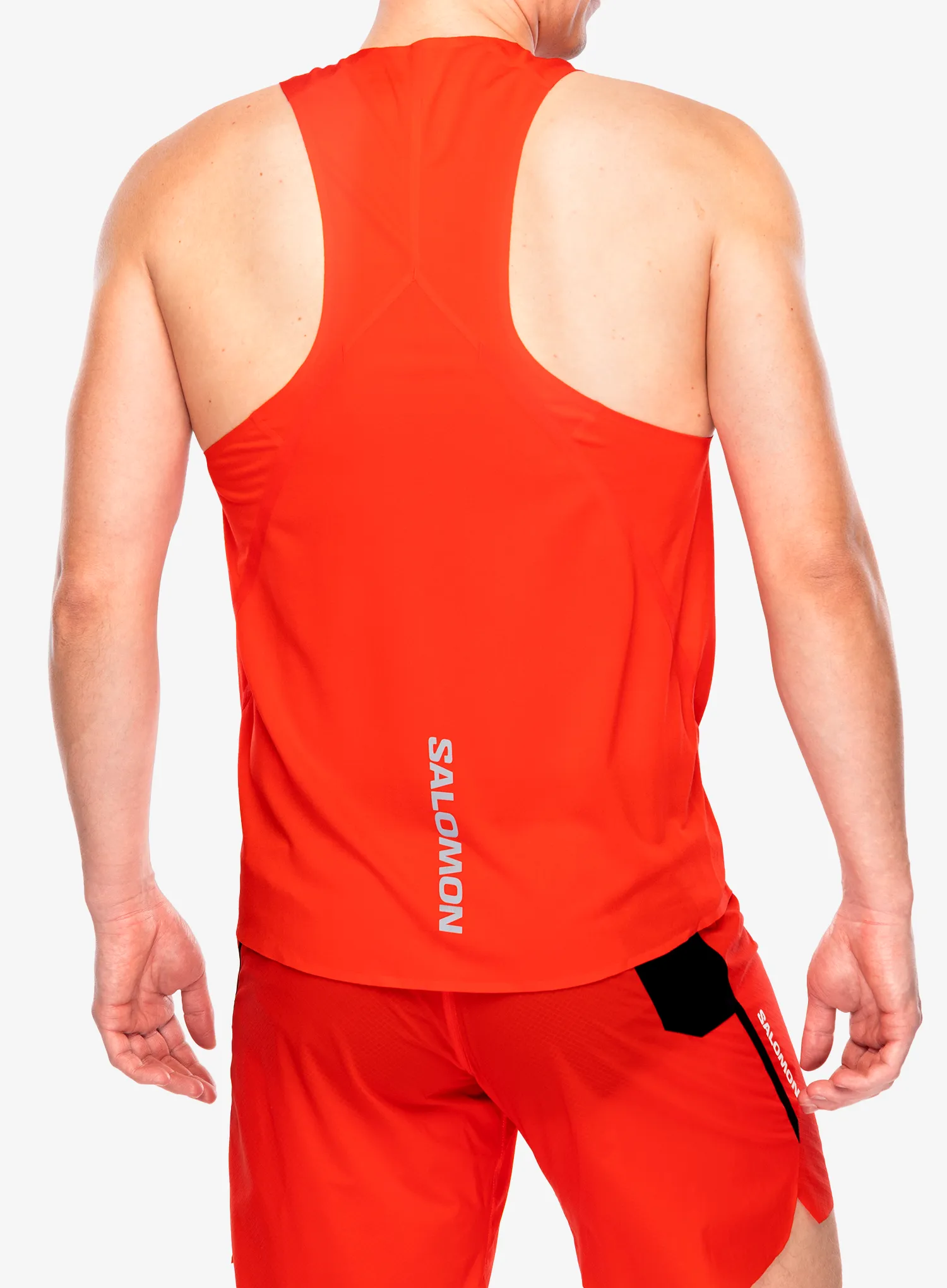 Футболка для бігу Salomon S/Lab Speed Singlet - fiery red