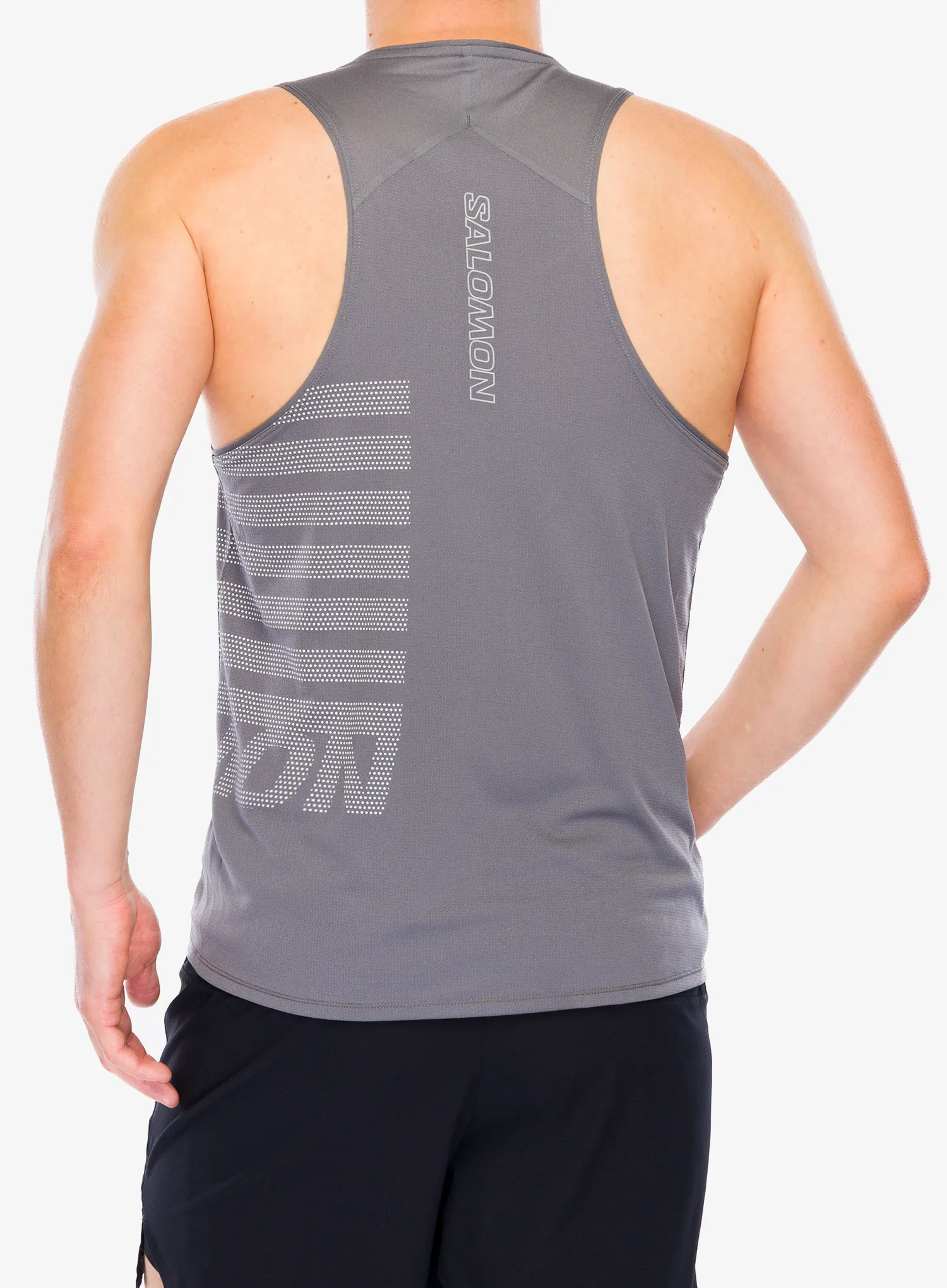 Футболка для бігу Salomon Sense Aero Singlet GFX - castel