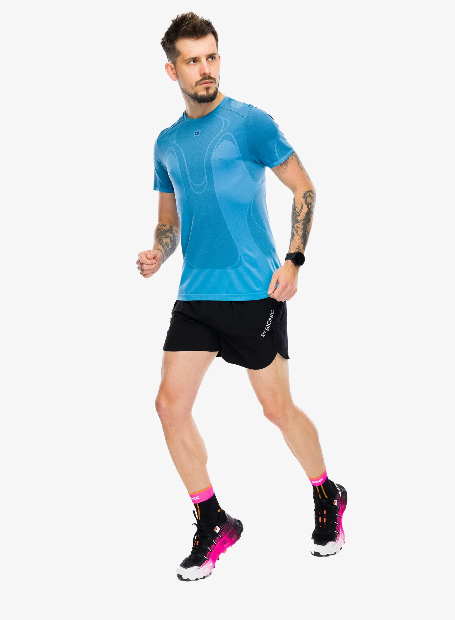 Футболка для бігу X-Bionic Xceed Run Perform Shirt - eternal ice