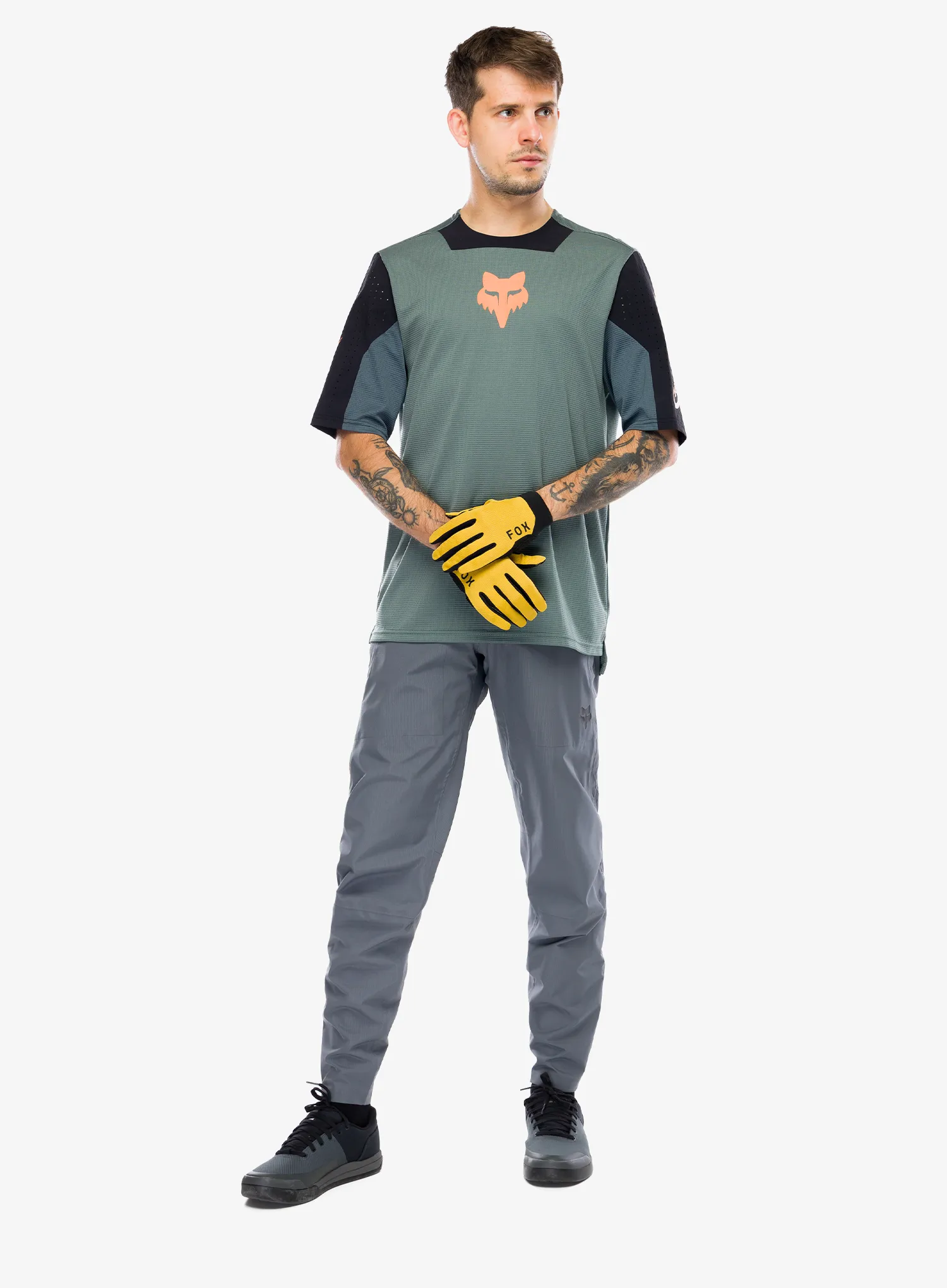Футболка ендуро Fox Defend SS Jersey Creation - sage