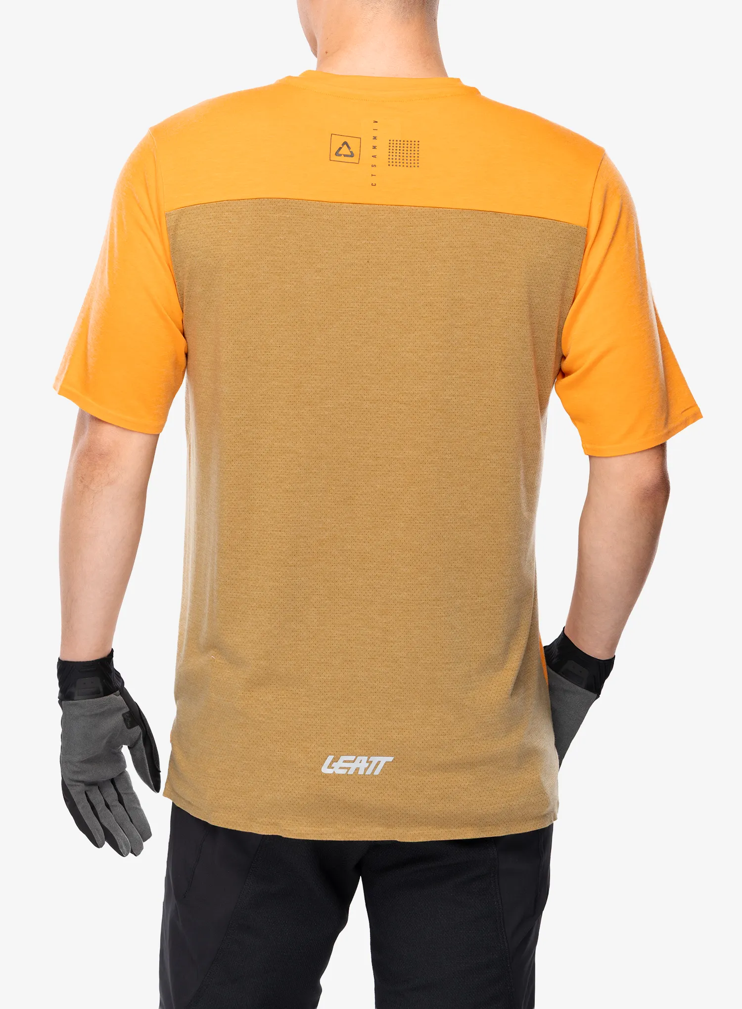 Футболка ендуро Leatt MTB 4.0 Trail Jersey - lager yellow