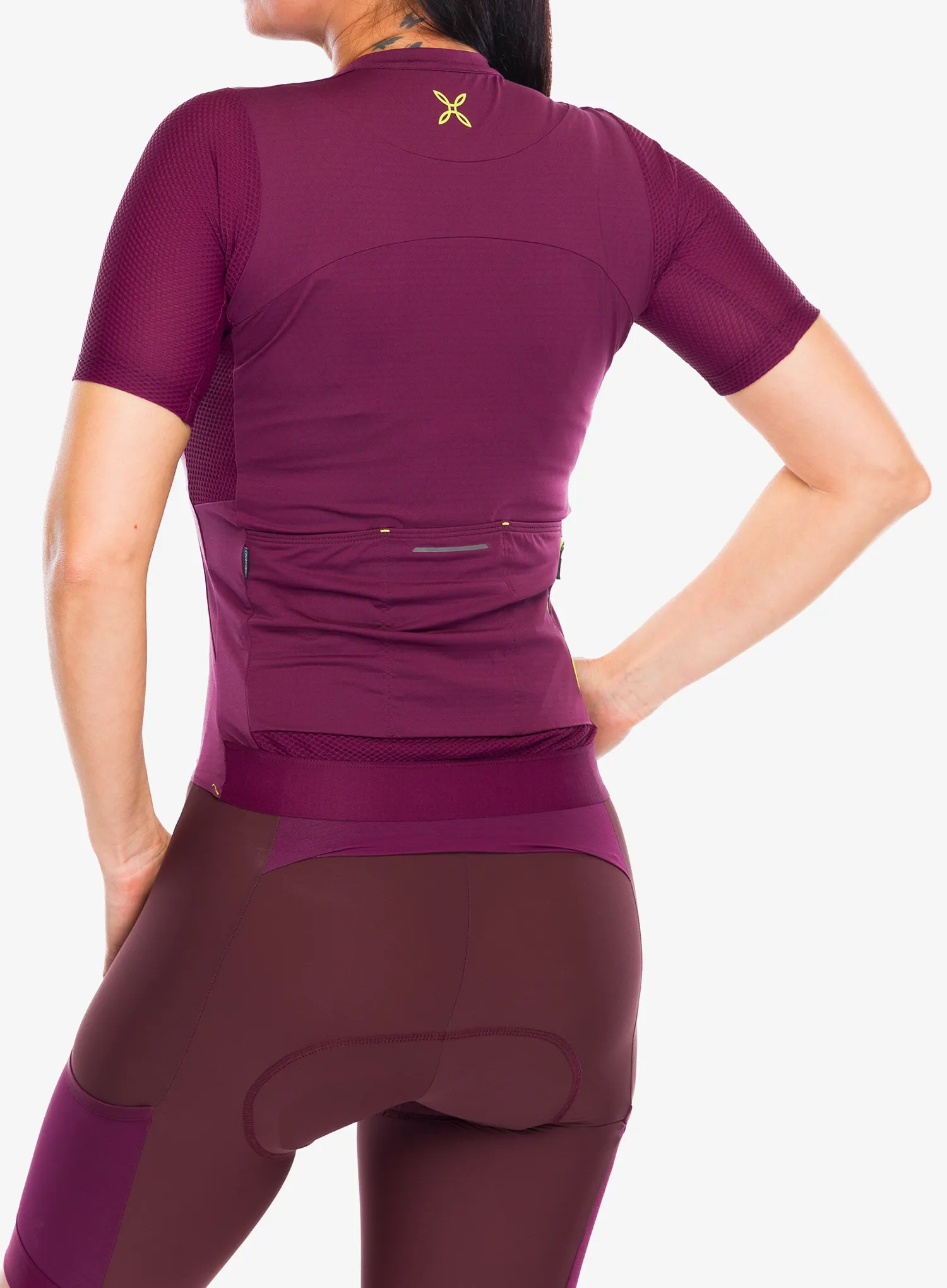 Жіноча велофутболка Montura Rando Cycling Jersey - wine red