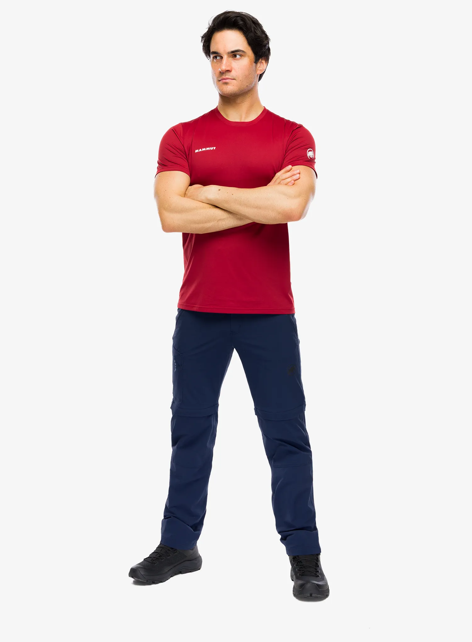Футболка Mammut Selun FL T-Shirt - dark mammut red