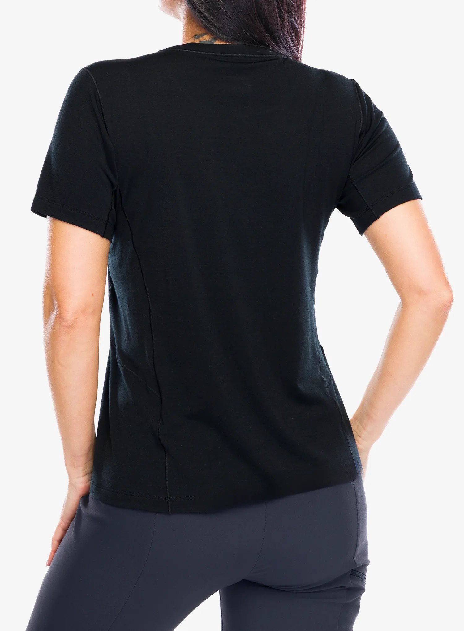 Футболка з мериноса жіноча Arcteryx Lana Merino Wool Crew SS  - black