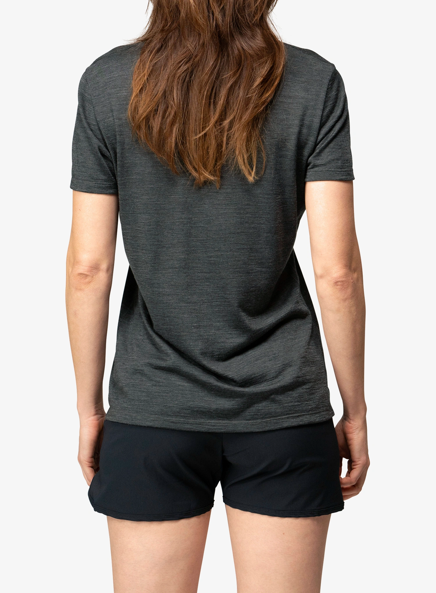 Футболка з мериноса жіноча Devold Active Spring Tee - anthracite