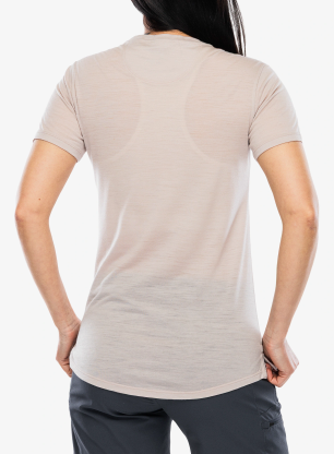 Футболка з мериноса жіноча Patagonia Cap Cool Merino Graphic Shirt - heritage header/shroom taupe