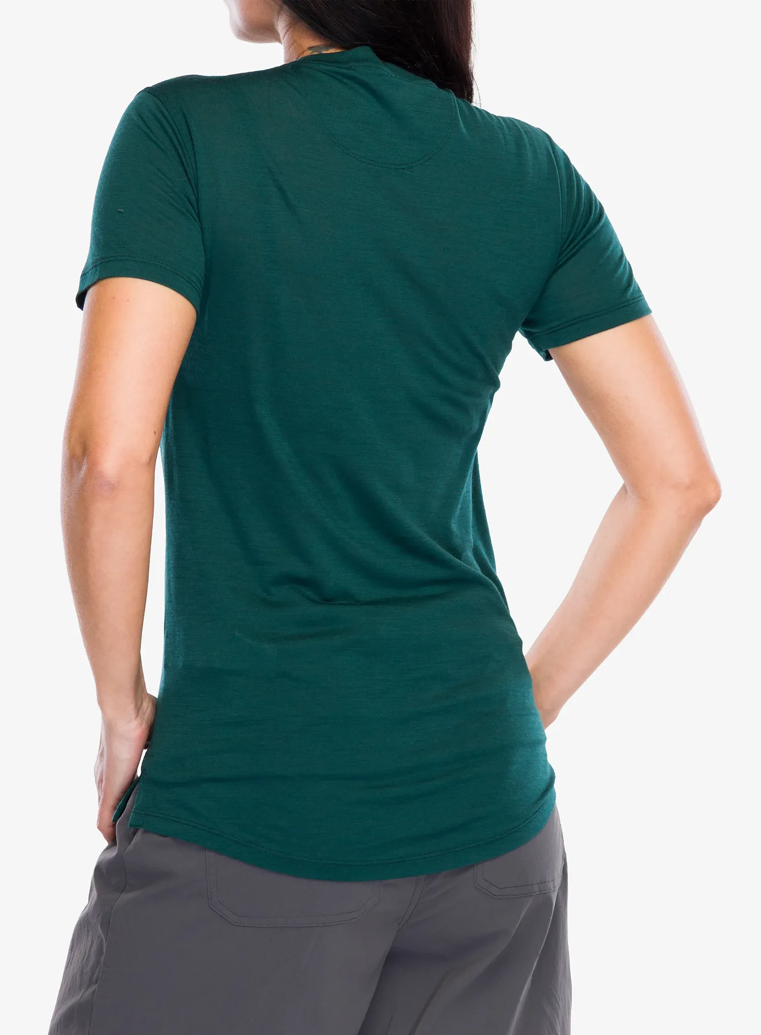 Футболка з мериноса жіноча Patagonia Cap Cool Merino Graphic Shirt - strata stripe/cascade green