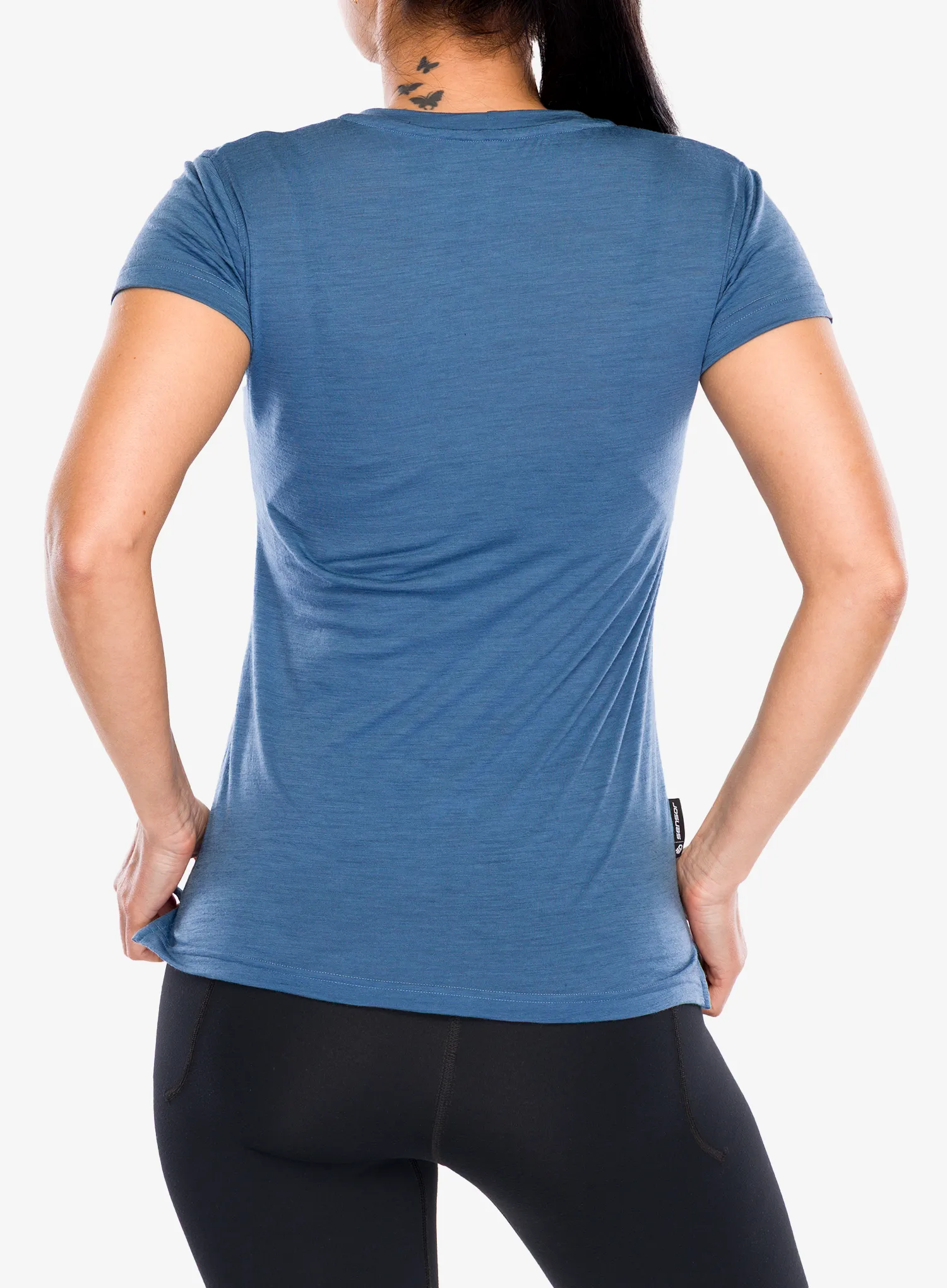 Футболка з мериноса жіноча Sensor Merino Air Hills SS Tee - riviera blue