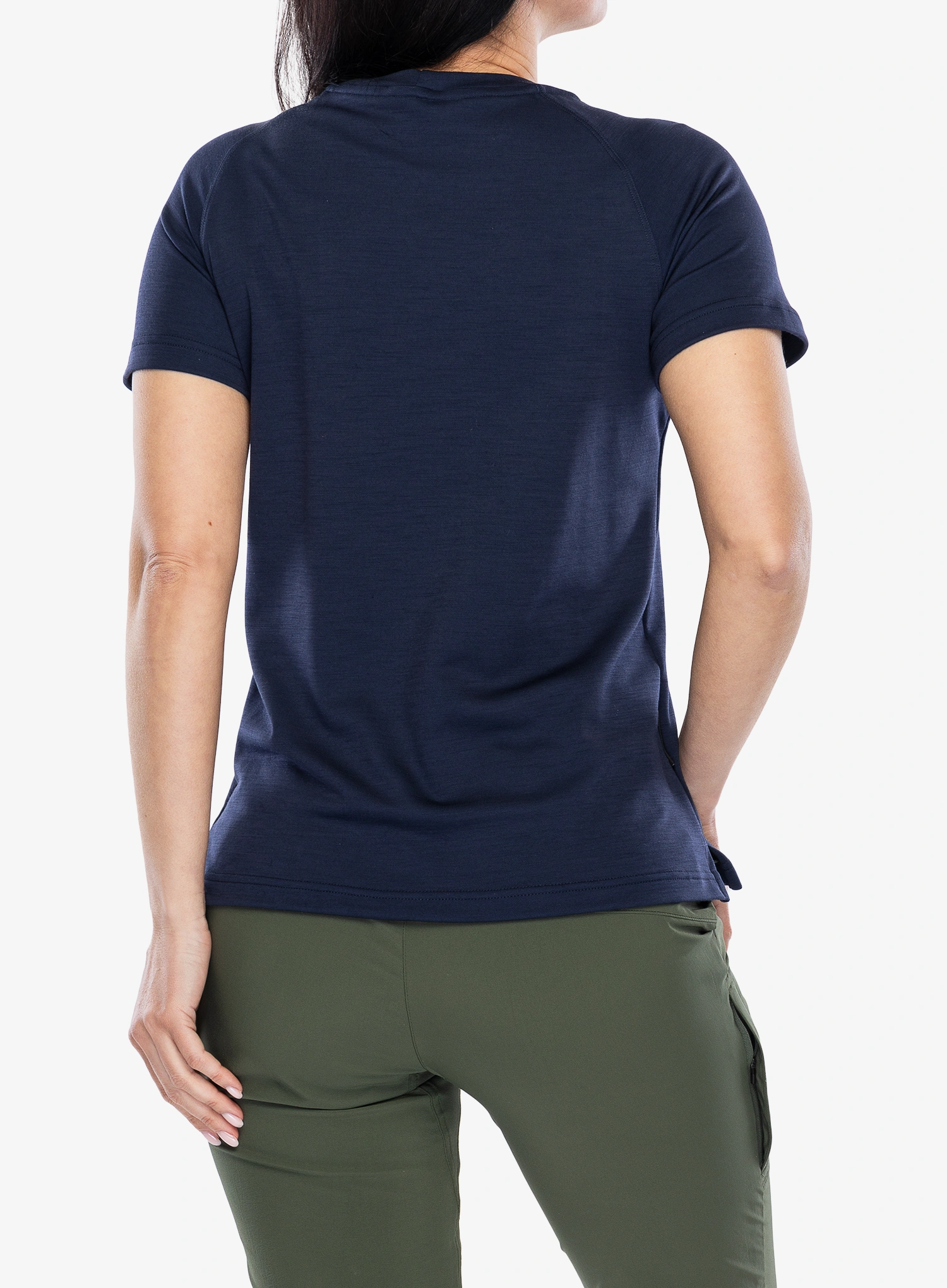 Футболка з мериноса жіноча Sensor Merino Blend Moon SS Tee - deep blue