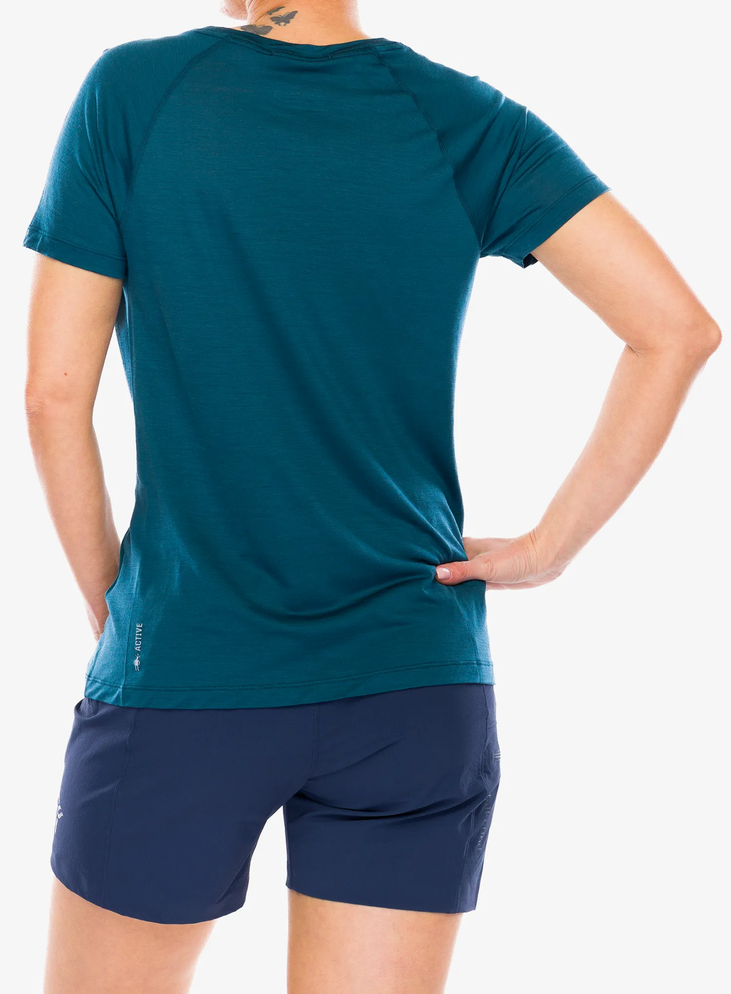 Футболка з мериноса жіноча Smartwool Active Ultralite Short Sleeve - twilight blue