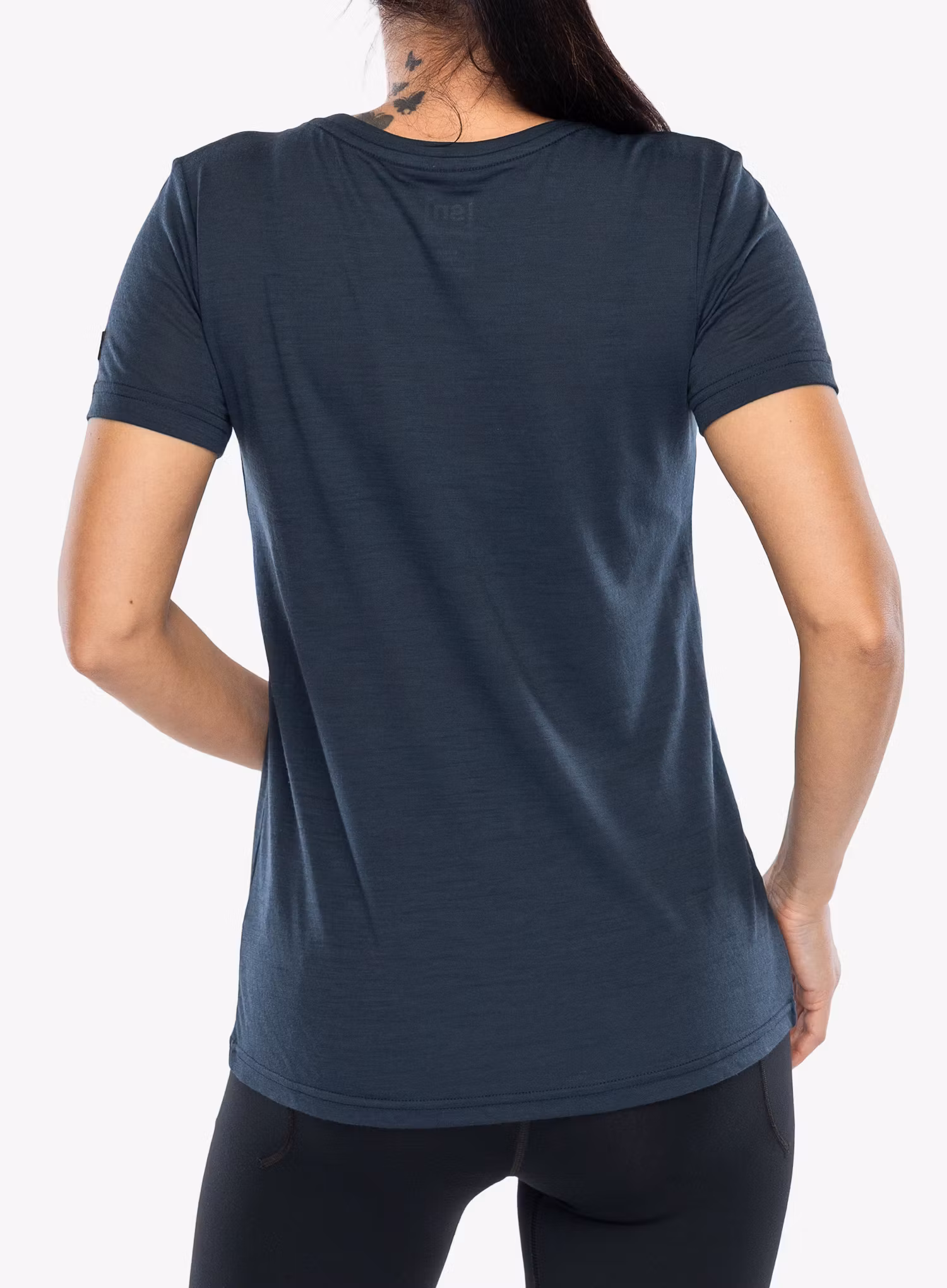 Футболка з мериноса жіноча Super.natural Berggluck Tee - blueberry/cooper