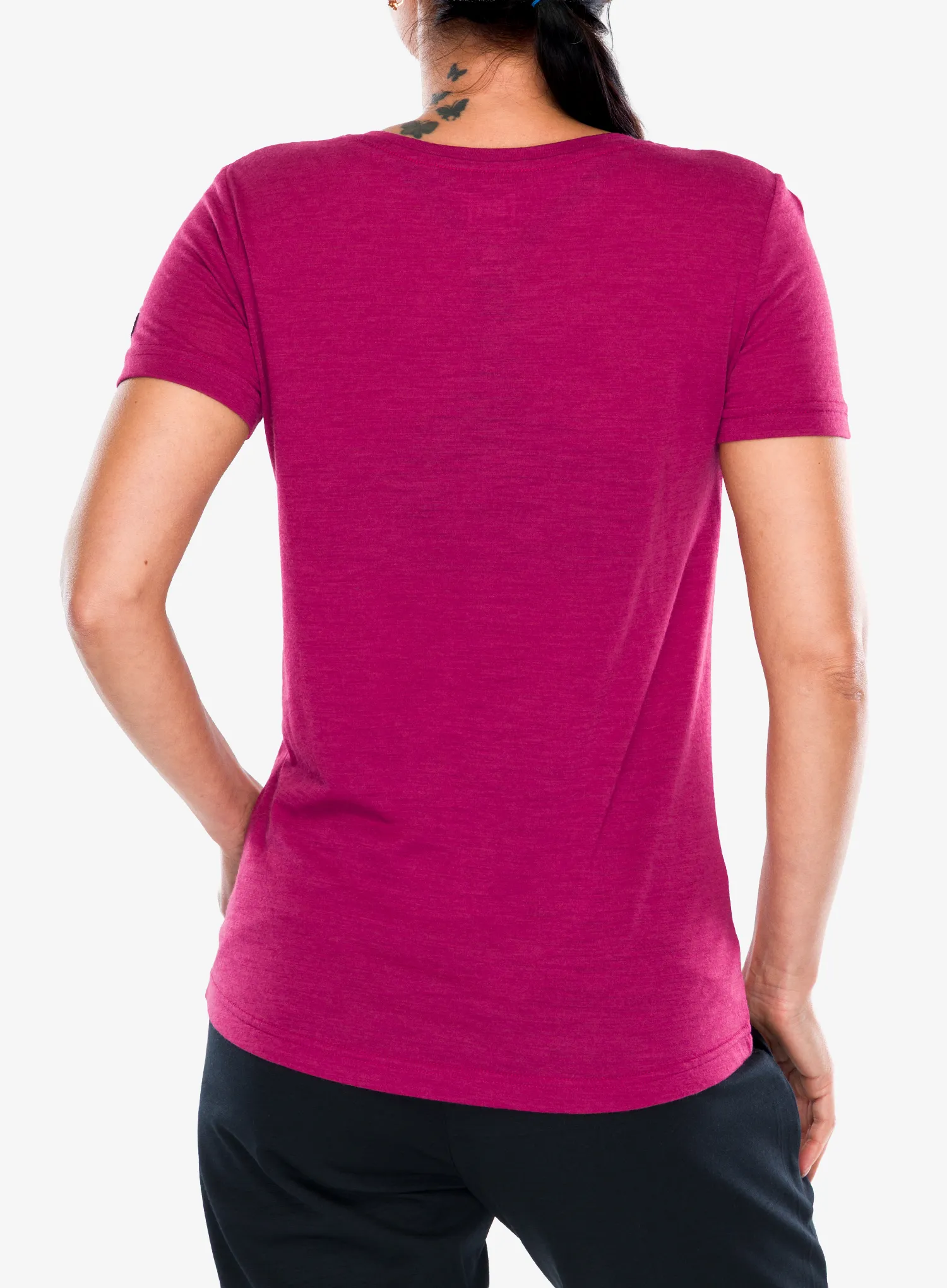 Футболка з мериноса жіноча Super.natural Carski Tee - anemone/various