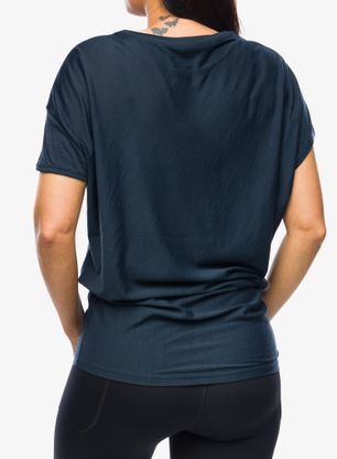 Футболка з мериноса жіноча Super.natural Yoga Loose Tee - blueberry